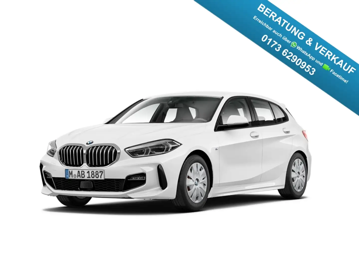 BMW 120 I Sportpaket HUD Navi Digitales Cockpit Memory Sit Weiß - 1