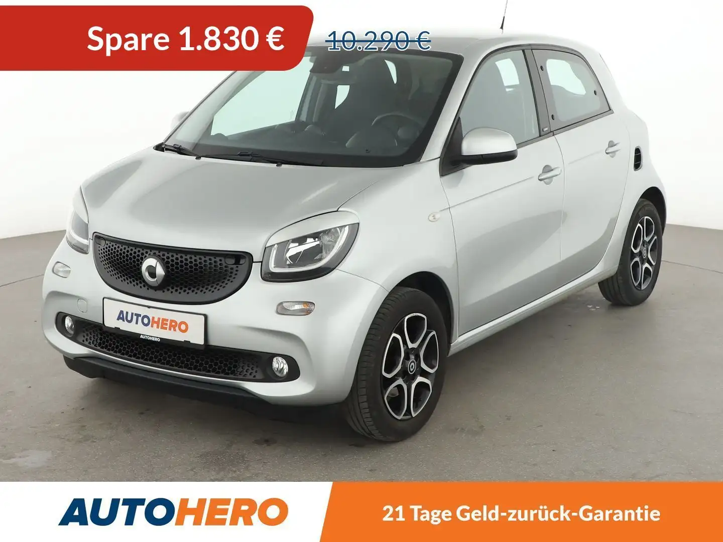 smart forFour 0.9 Turbo Prime *TEMPO*PDC*SHZ*LEDER* Grau - 1