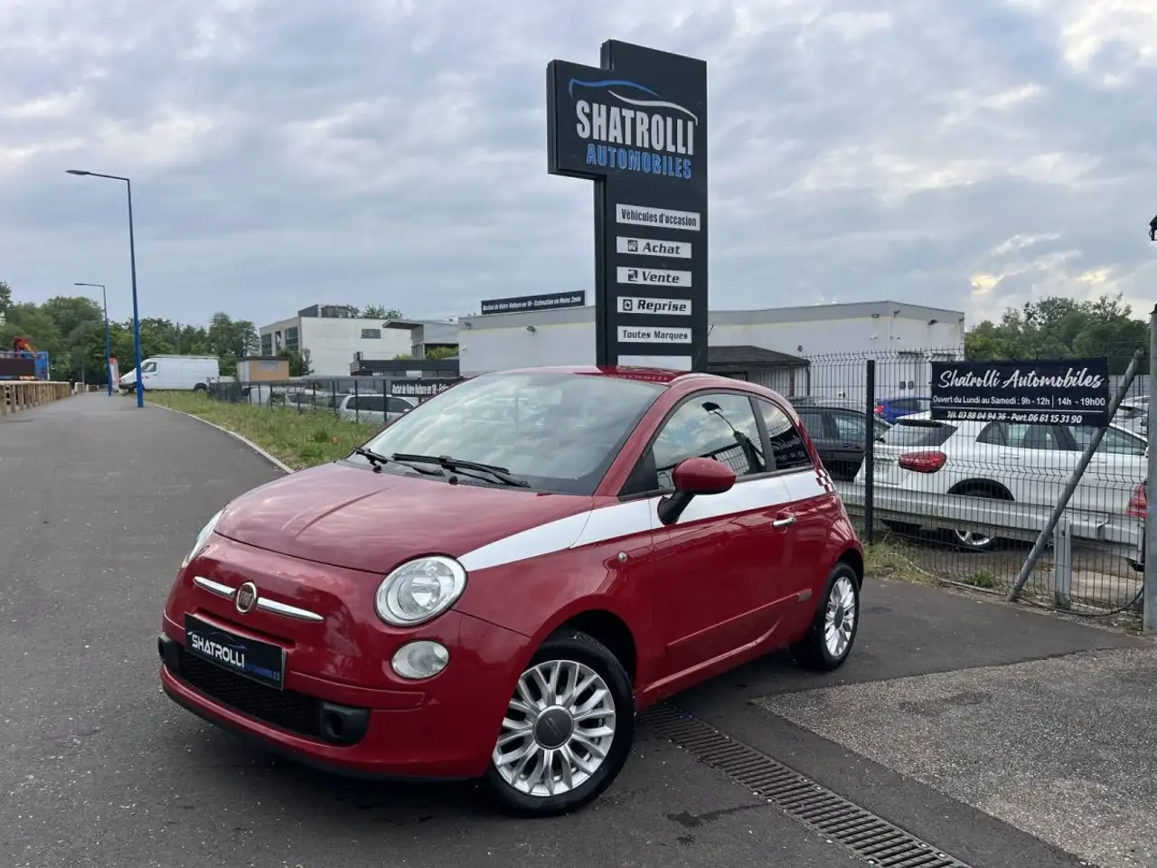 Fiat 500 1.2 69ch 4cv Lounge Clim 4Places DistriN