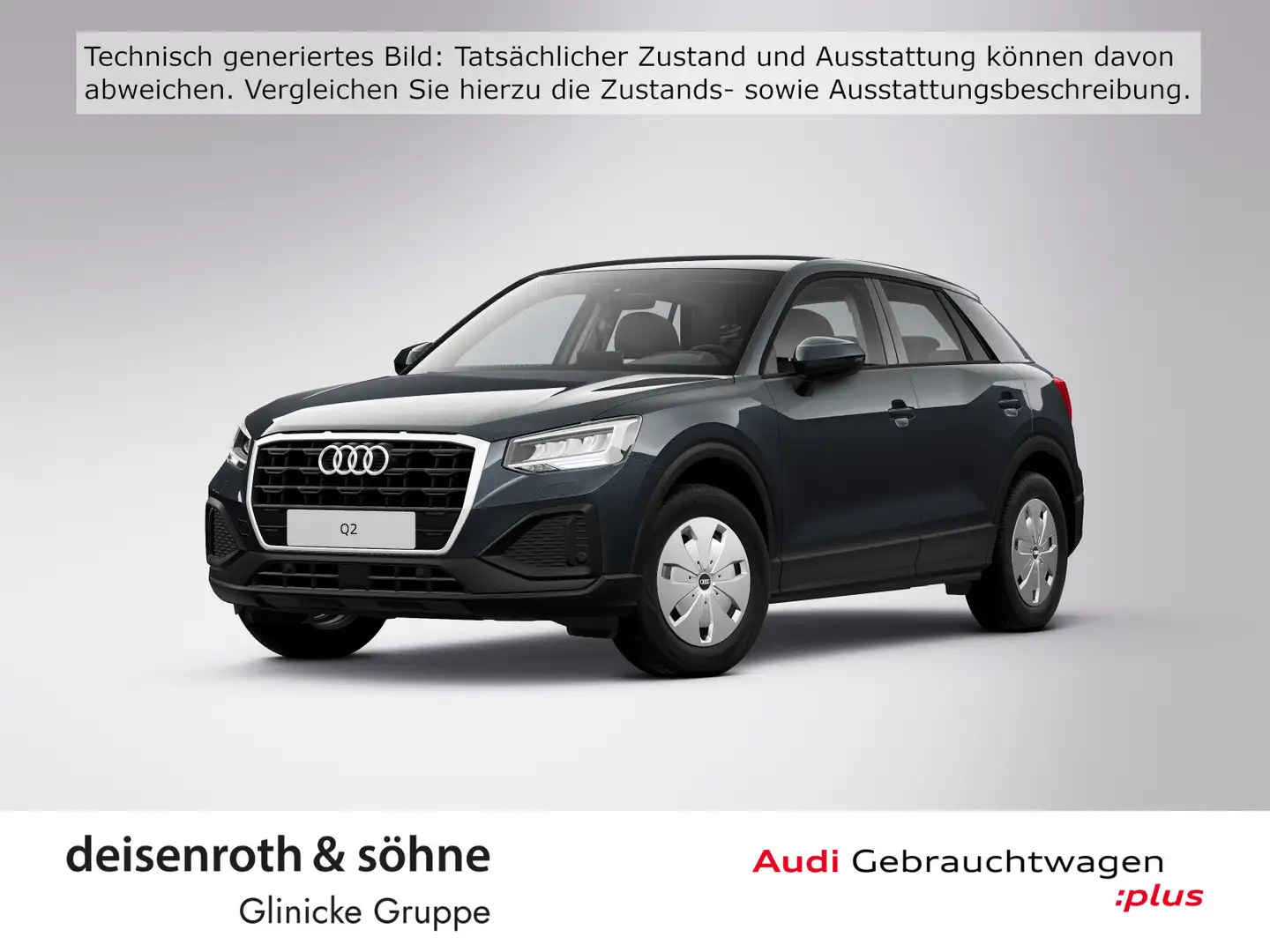 Audi Q2 30 TDI MMI/Nav/PBox/SHZ/EPH/LED/Isofix/Klima Grau - 1