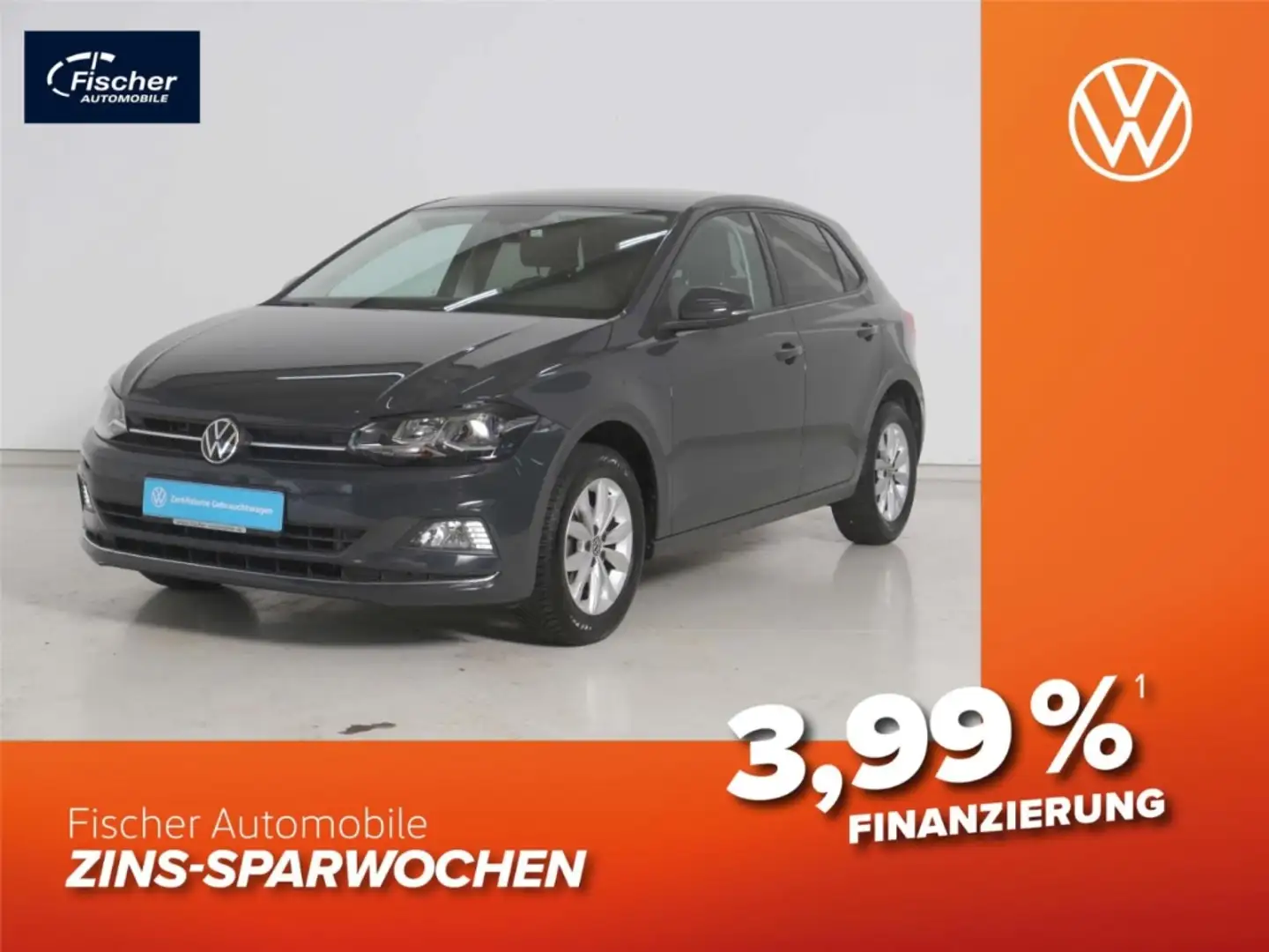 Volkswagen Polo 1.0 TSI Highline 5-Gg. Klima/SH/DAB+ Grigio - 1