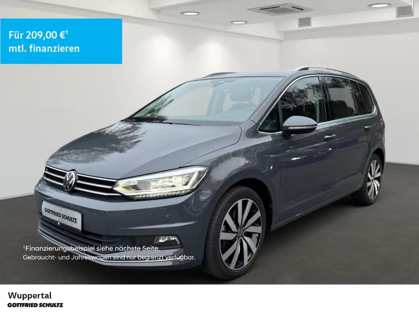 Volkswagen Touran 2.0 TDI DSG NAVI AHK DCC KAM ACC LED SHZ PDC LM Grau - 1