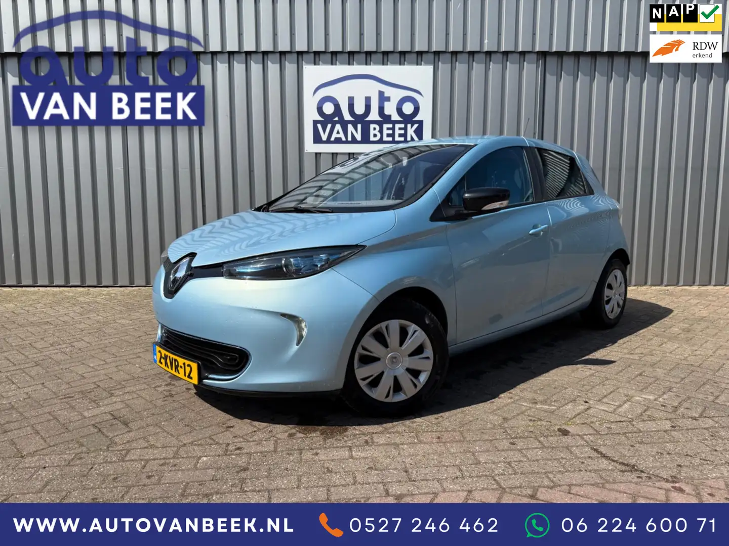 Renault ZOE Q210 Zen Quickcharge 22 kWh Синій - 1