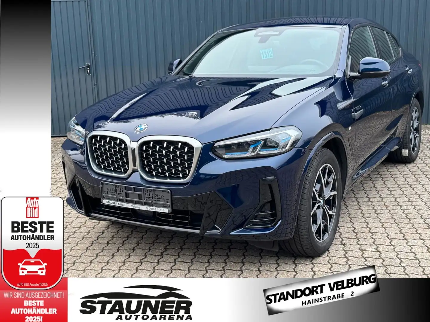 BMW X4 xDr 30d M SPORT /AHK/Standheiz/HeadUp/Laser Bleu - 1