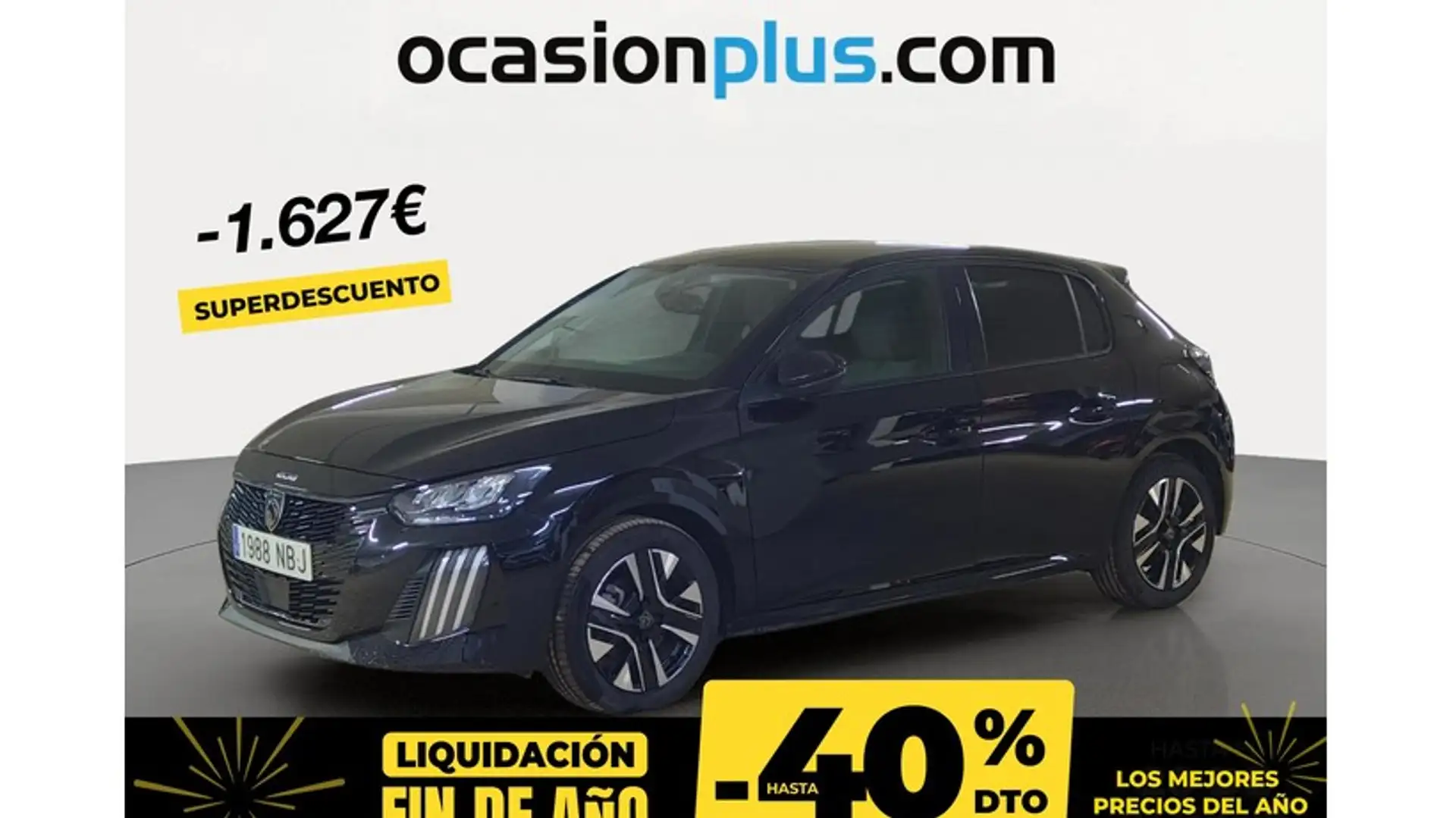 Peugeot 208 1.2 Puretech S&S Allure 100 Noir - 1