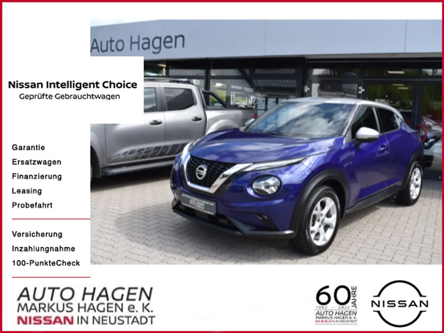 Nissan Juke N-Connecta 17" GJR auf Alu Navi Klimaautoma Azul - 1