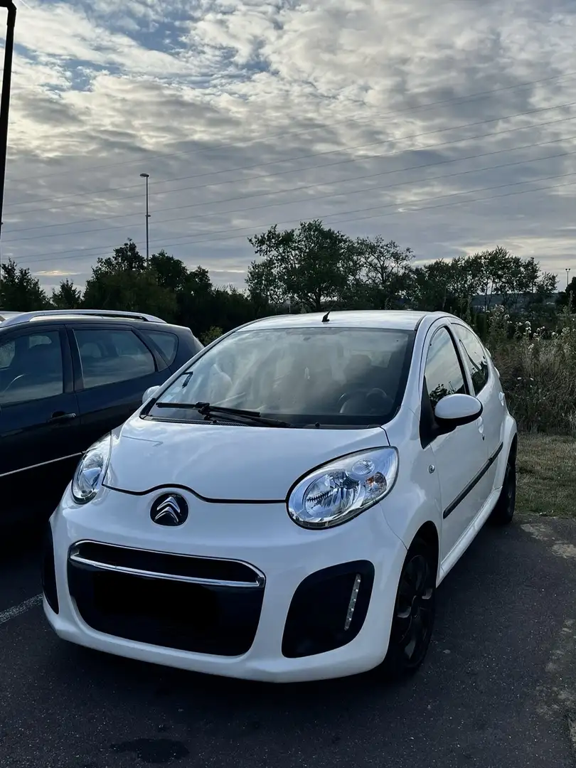 Citroen C1 1.0i Exclusive Blanc - 1