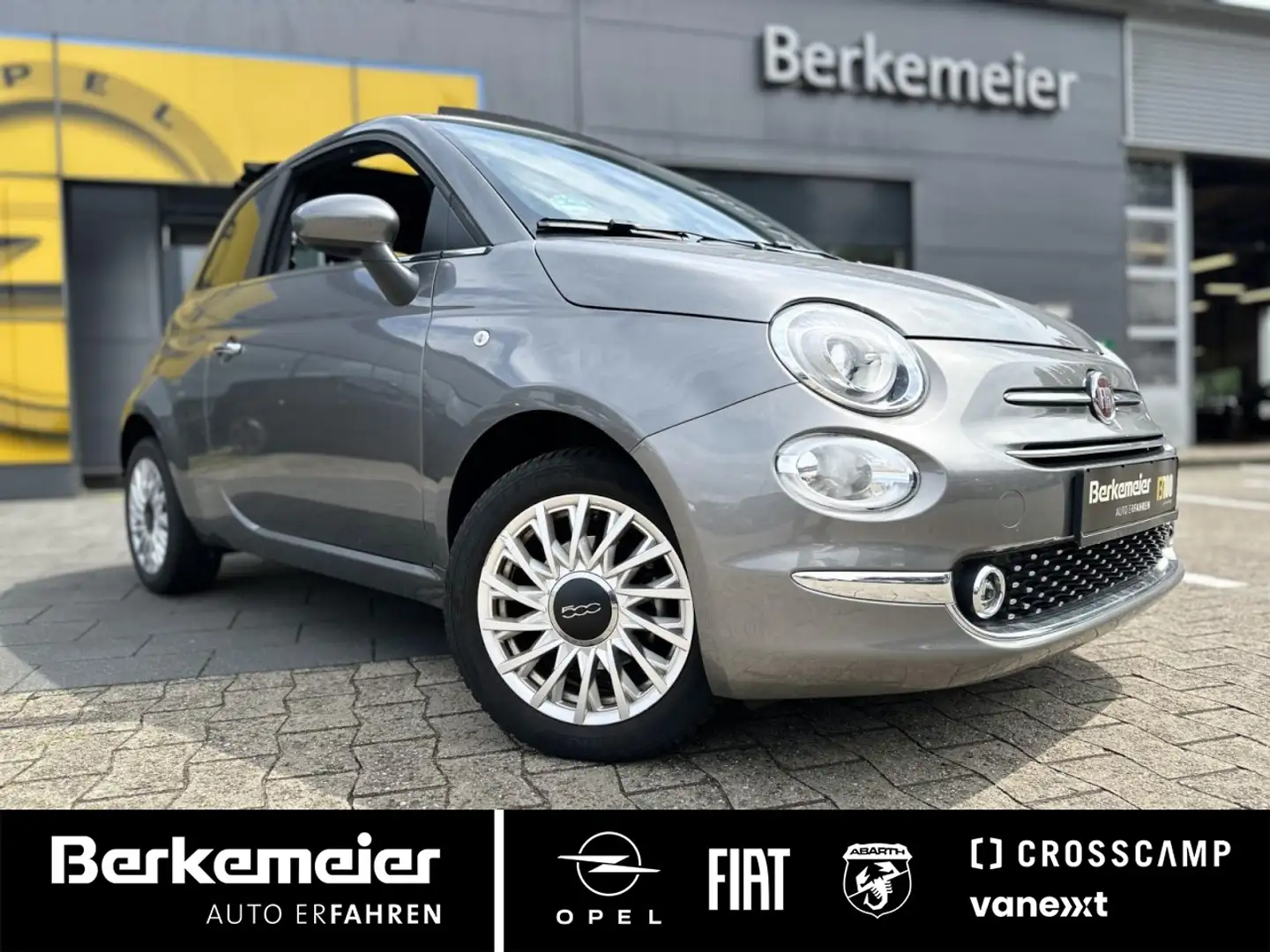 Fiat 500C Hybrid 1.0 GSE Dolcevita ** PDC/Navi/Allw.* Argent - 1
