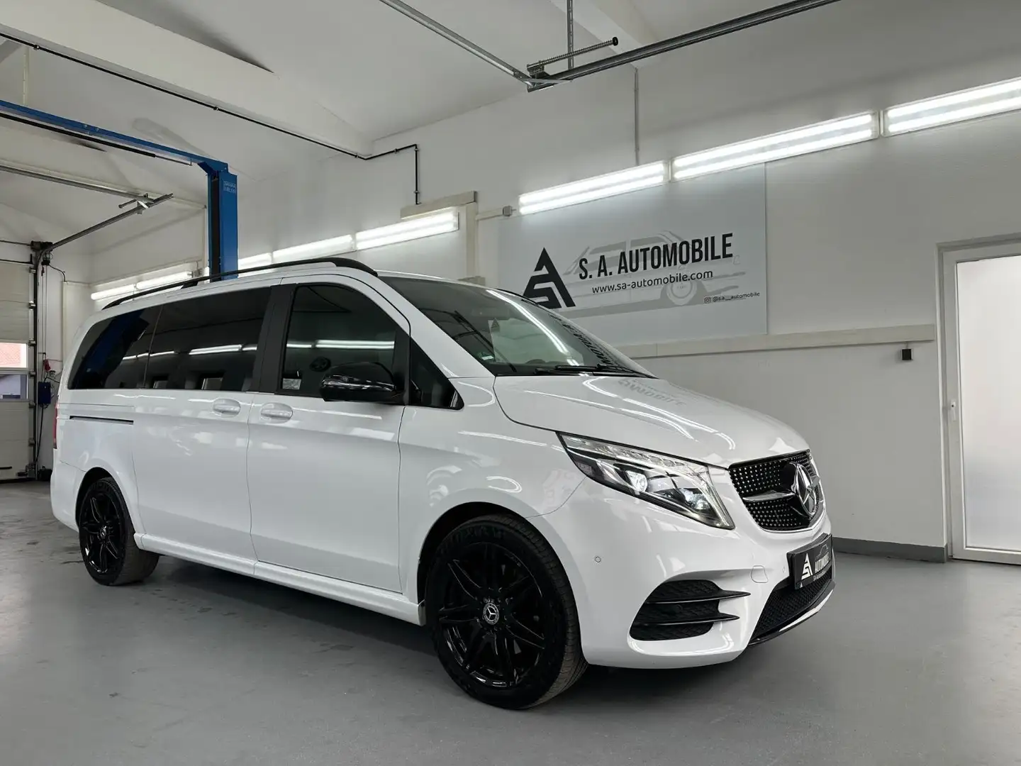 Mercedes-Benz V 300 d AMG-Line. AVANTG.Lang*360Grad*Voll-Leder* Weiß - 1