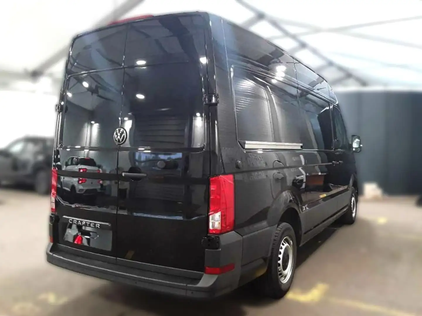 Volkswagen Crafter Kasten 35 L3H3 NAVI KLIMA DAB PDC Zwart - 2