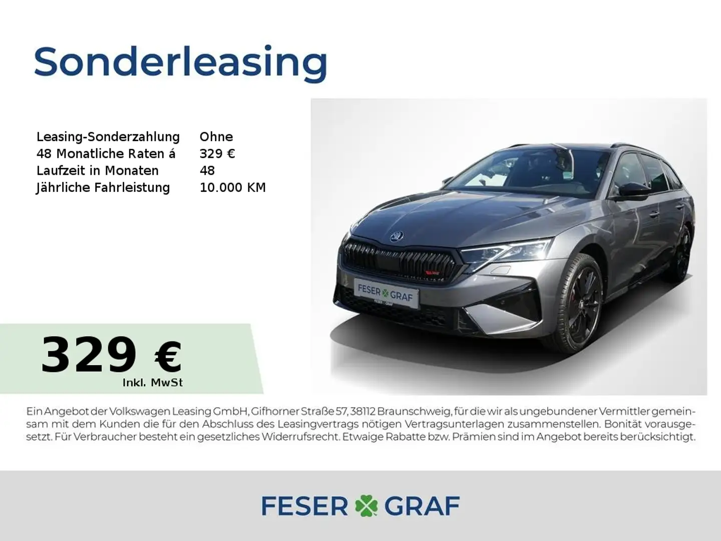 Skoda Octavia RS 2,0 TSI DSG - AHK,SHZ,NAVI,KAMERA Grau - 1