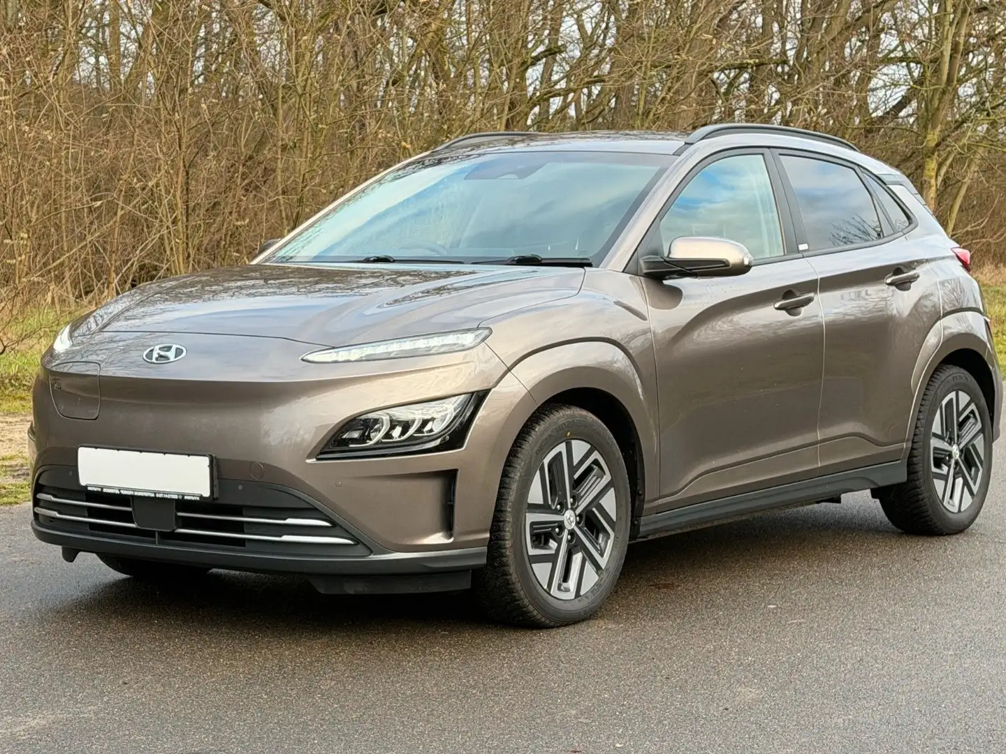 Hyundai KONA EV Prime 150 kW *RW484KM*HeUp*Navi*LED*ACC* Beige - 1