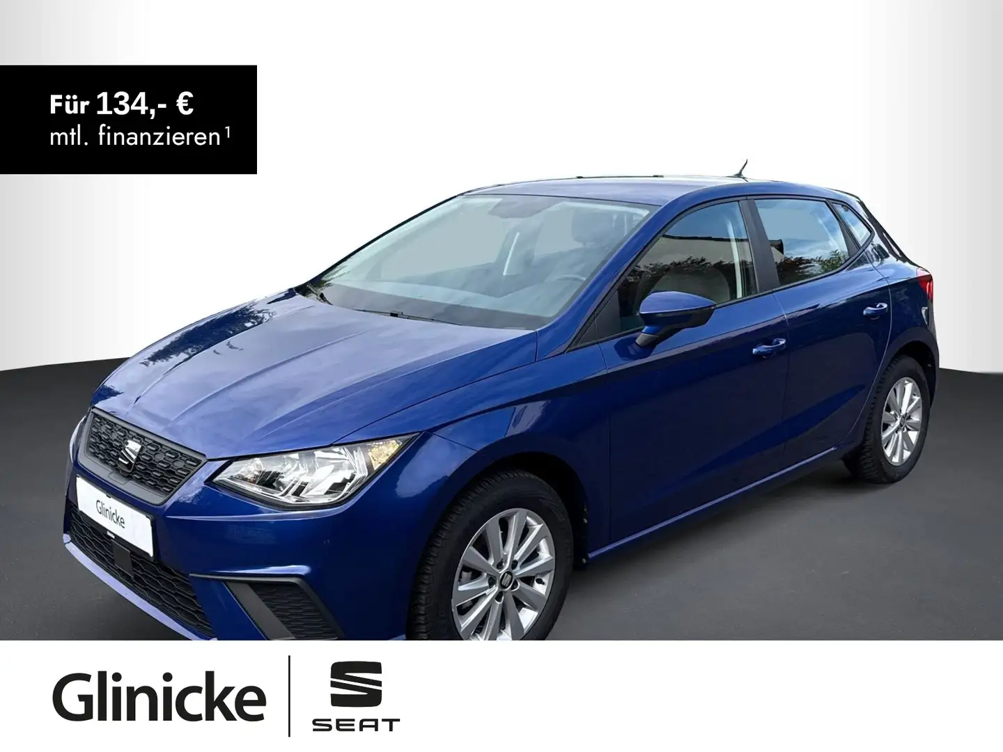 SEAT Ibiza Style 1.0 TGI Climatronic, SHZ, PDC, GJR Blauw - 1