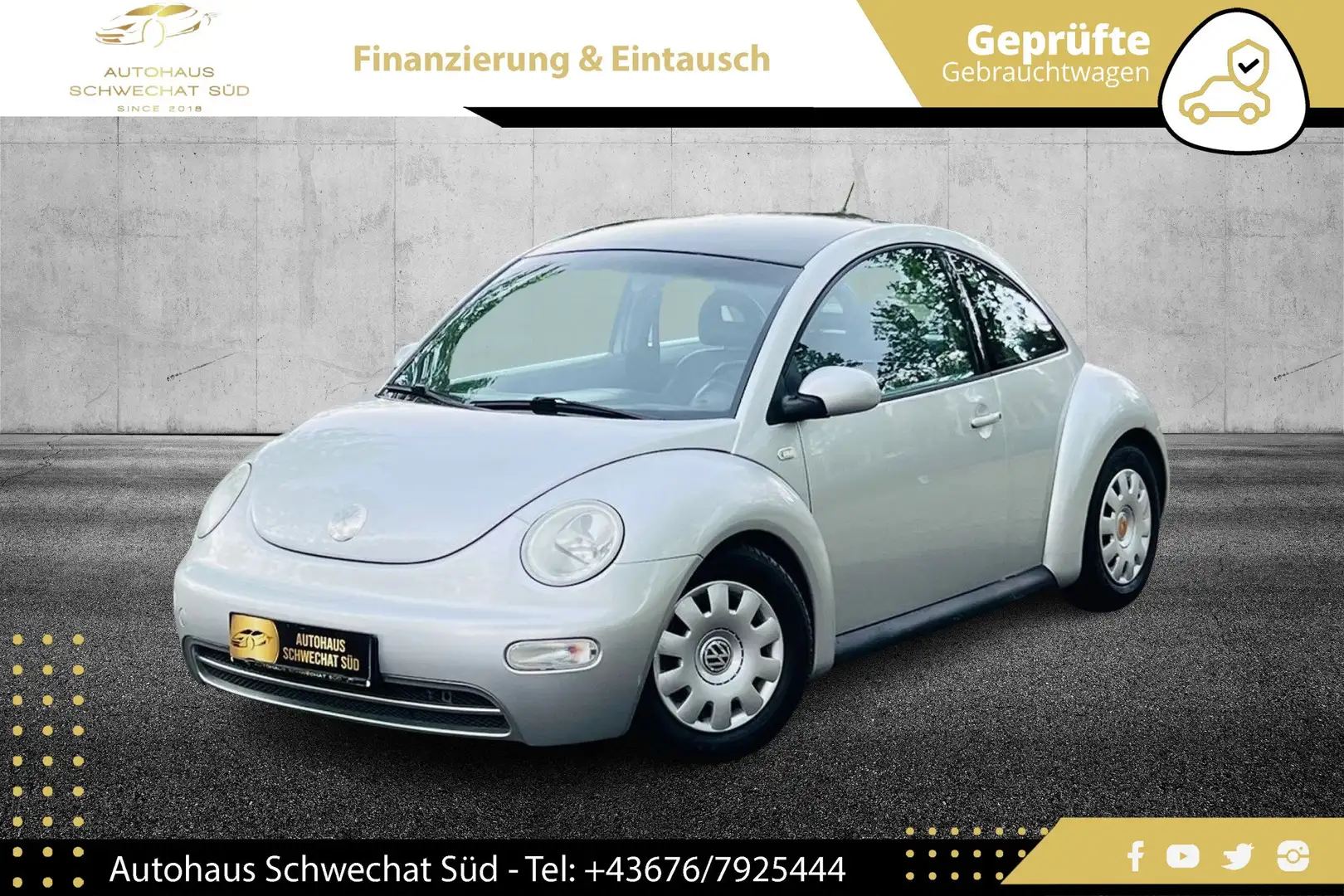 Volkswagen Beetle Beetle 1,9 TDI// PICKERL / SERVICE NEU // LEDER // Grau - 1