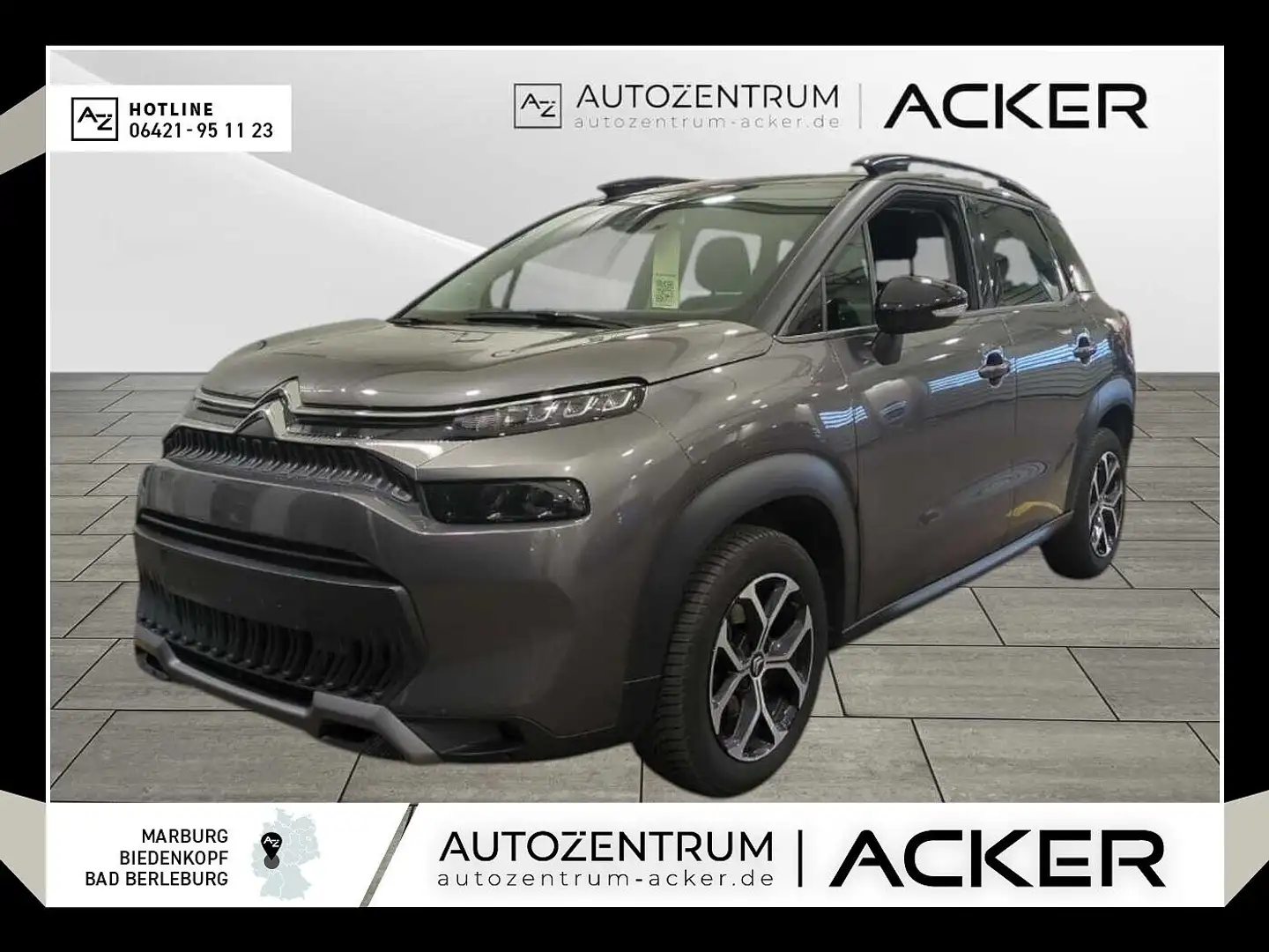 Citroen C3 Aircross PureTech 130 EAT6 PLUS Navi -35%* Gris - 1