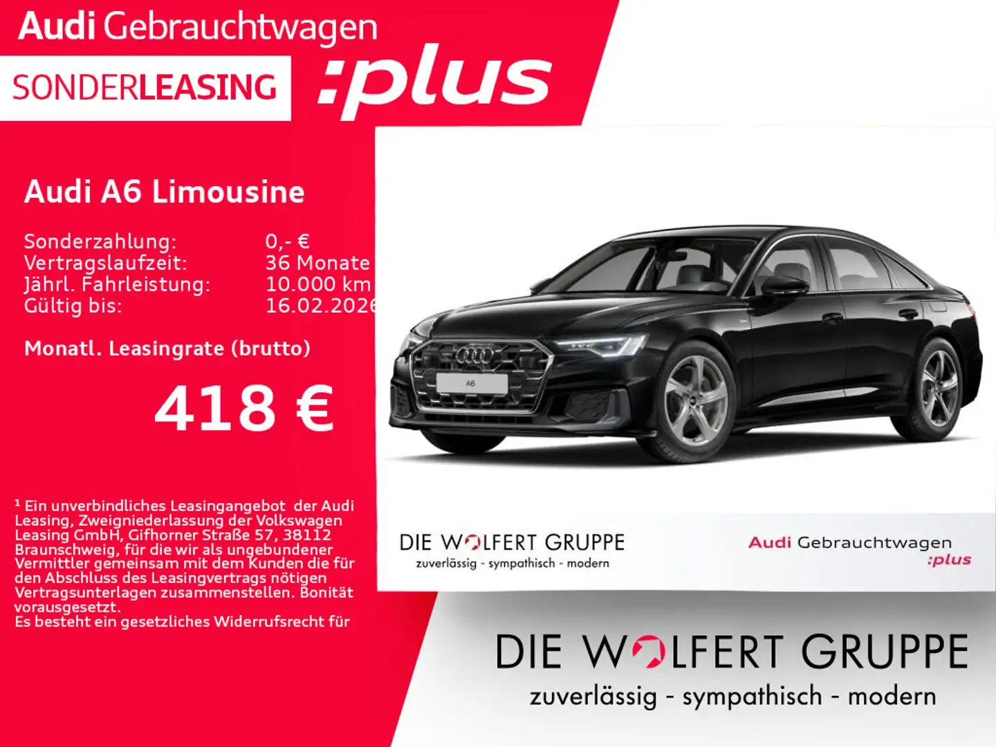 Audi A6 S line 50 TFSI e quattro S tronic Noir - 1
