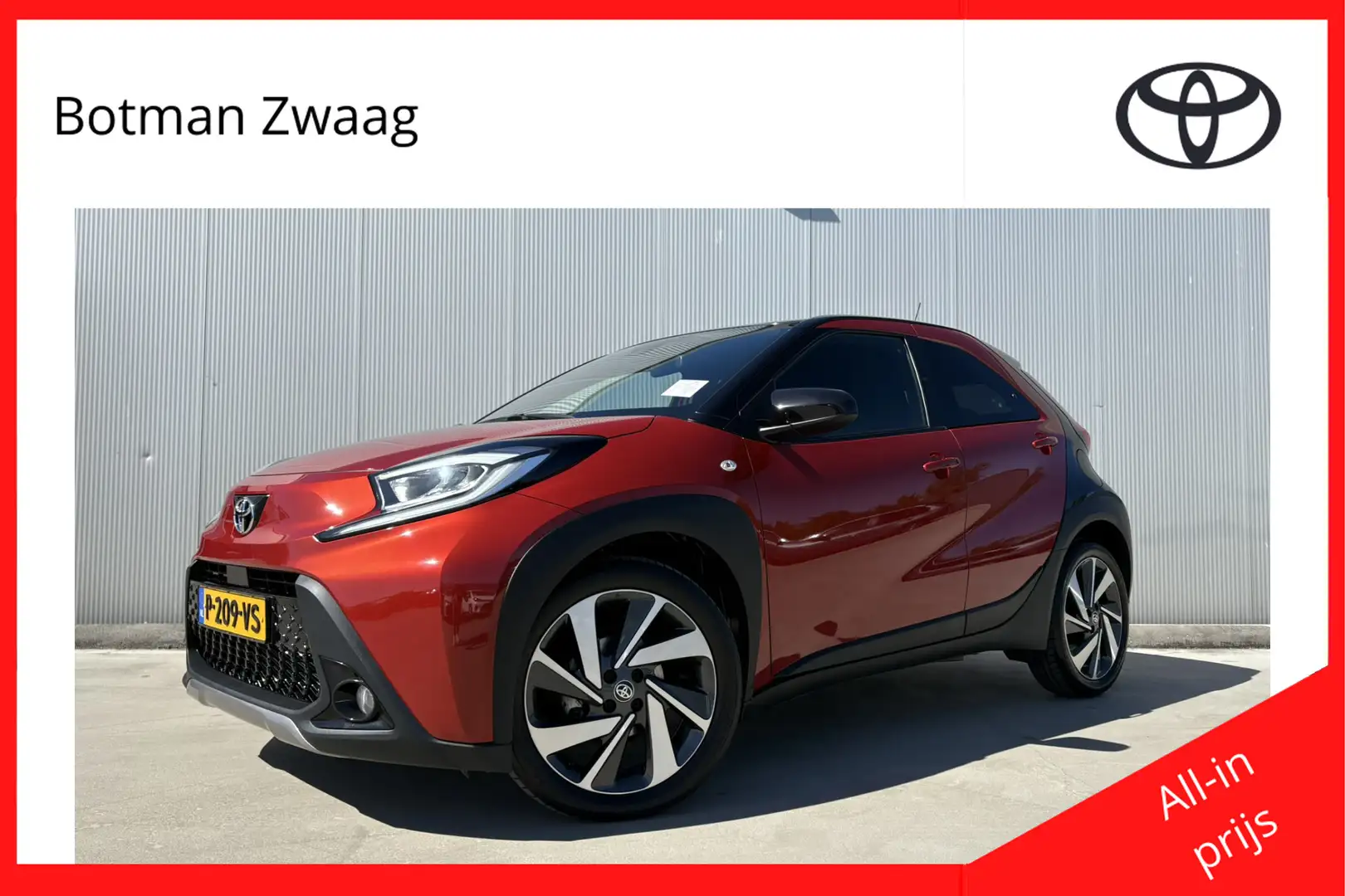Toyota Aygo X 1.0 VVT-i MT Envy JBL audio | Lichtmetalen velgen Rood - 1