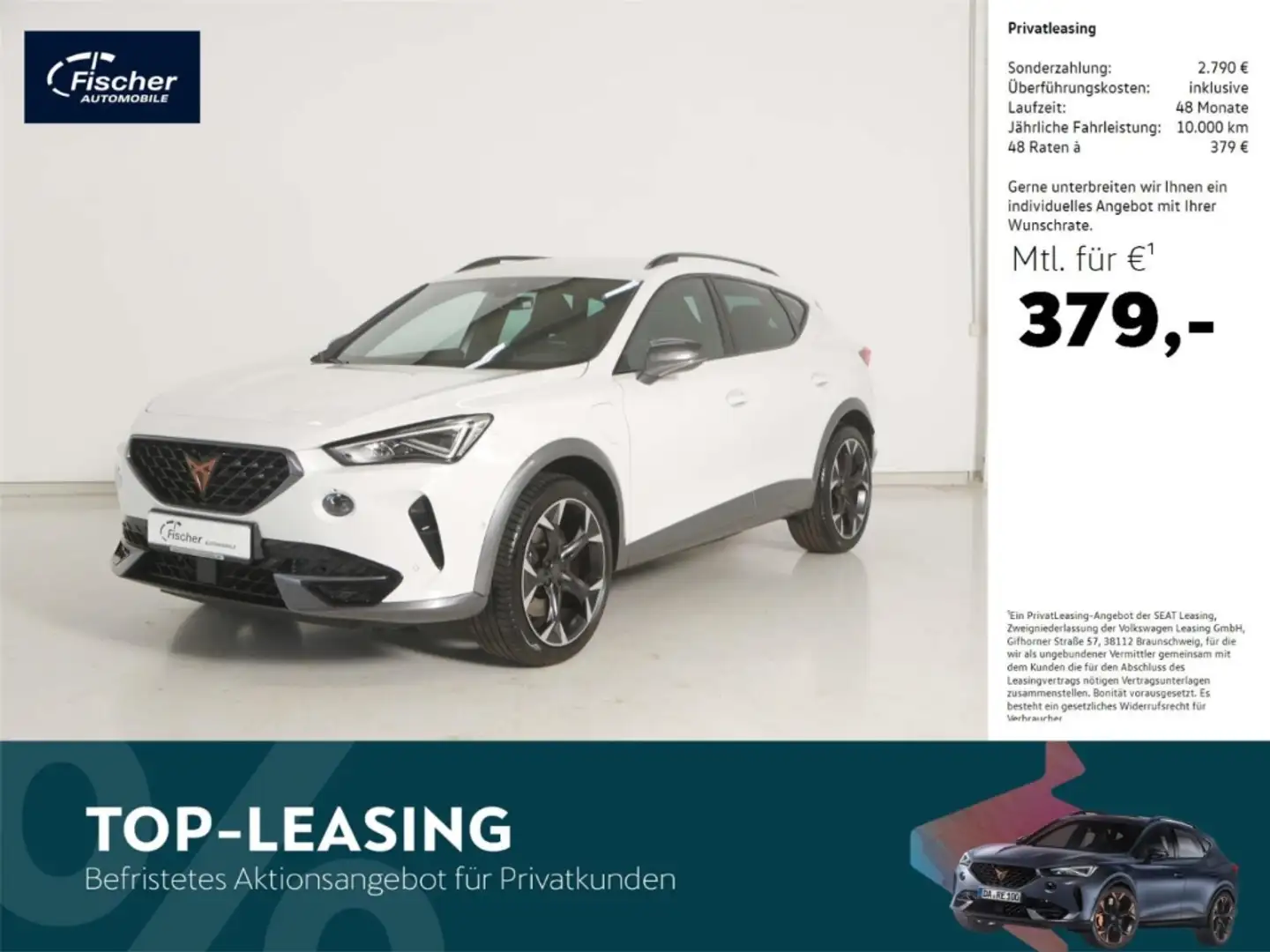 CUPRA Formentor 1.4 e-Hybrid VZ Weiß - 1