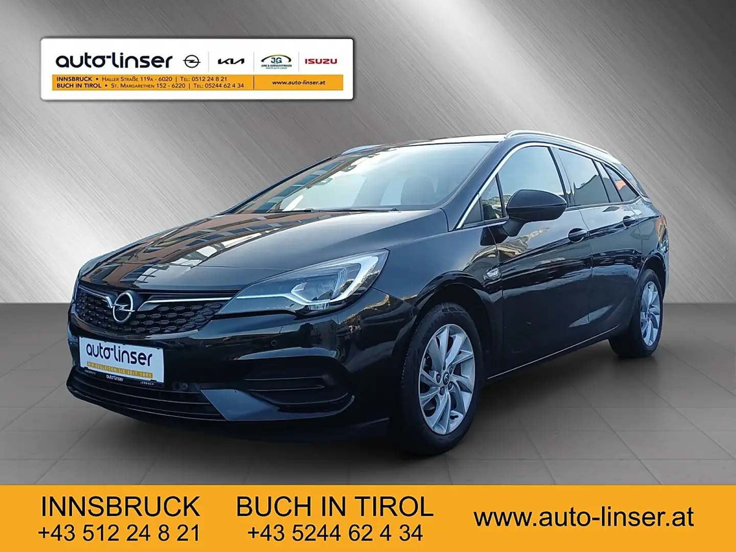 Opel Astra ST 1,2 Turbo Direct Inj. Business Elegance Schwarz - 1
