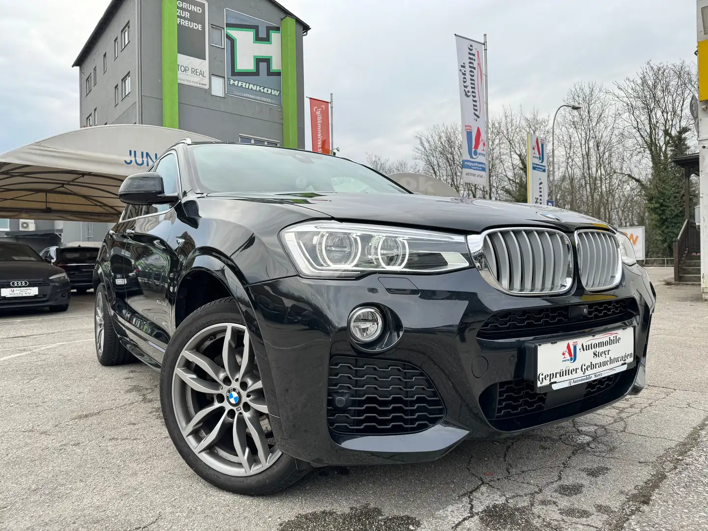 BMW X4 xDrive 35d Sport Auto+M Paket+Navi+Head-Up+LED+AHK Schwarz - 1