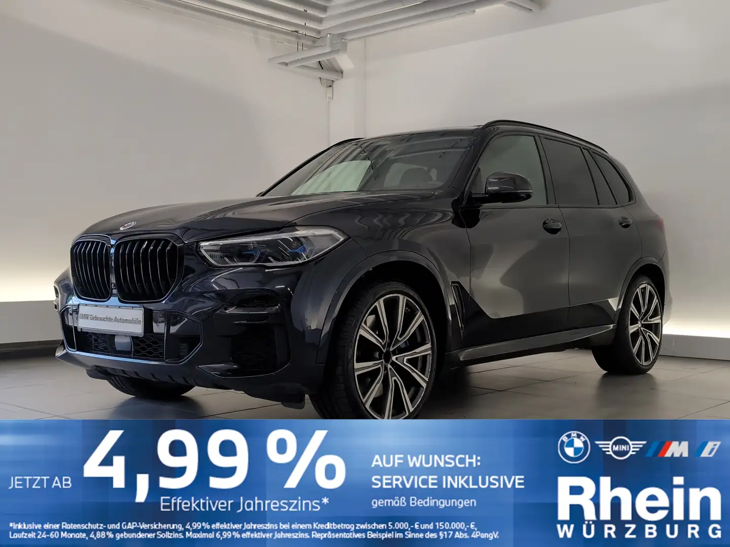 BMW X5 M 50i Laser/HUD/Massage Noir - 1