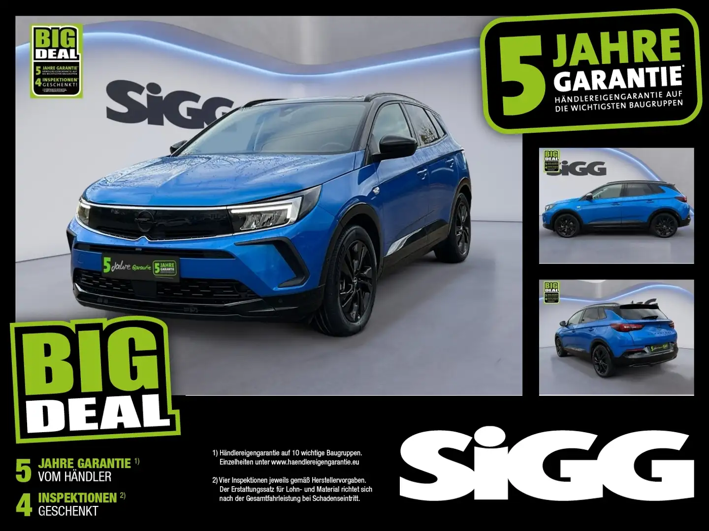 Opel Grandland 1.6 Plug-in AHK, inkl. gratis Wallbox! Bleu - 1