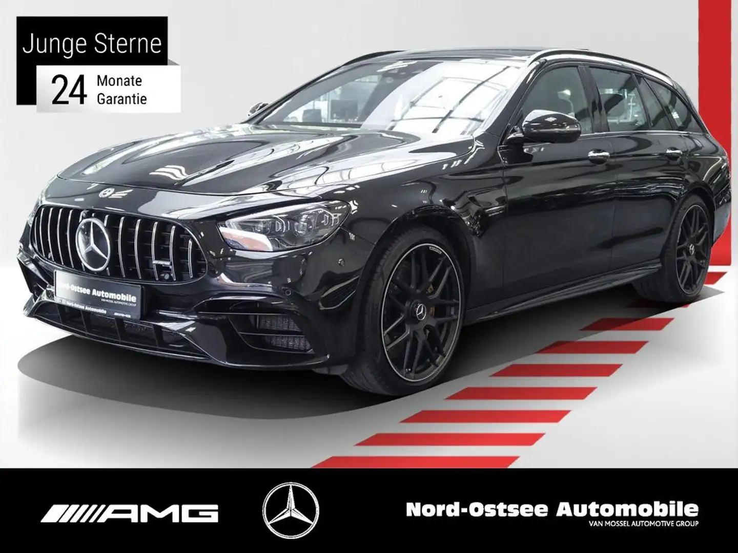 Mercedes-Benz E 63 AMG E 63 S T 4M+ AMG KLIMA SHZ STHZG PANO 360°-KAM Schwarz - 1
