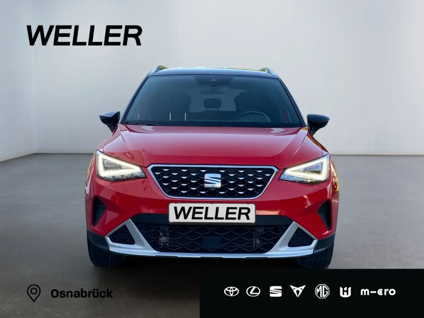 SEAT Arona 1.0 TSI DSG Xperience *Navi*LED*CarPlay*CAM* Rojo - 2