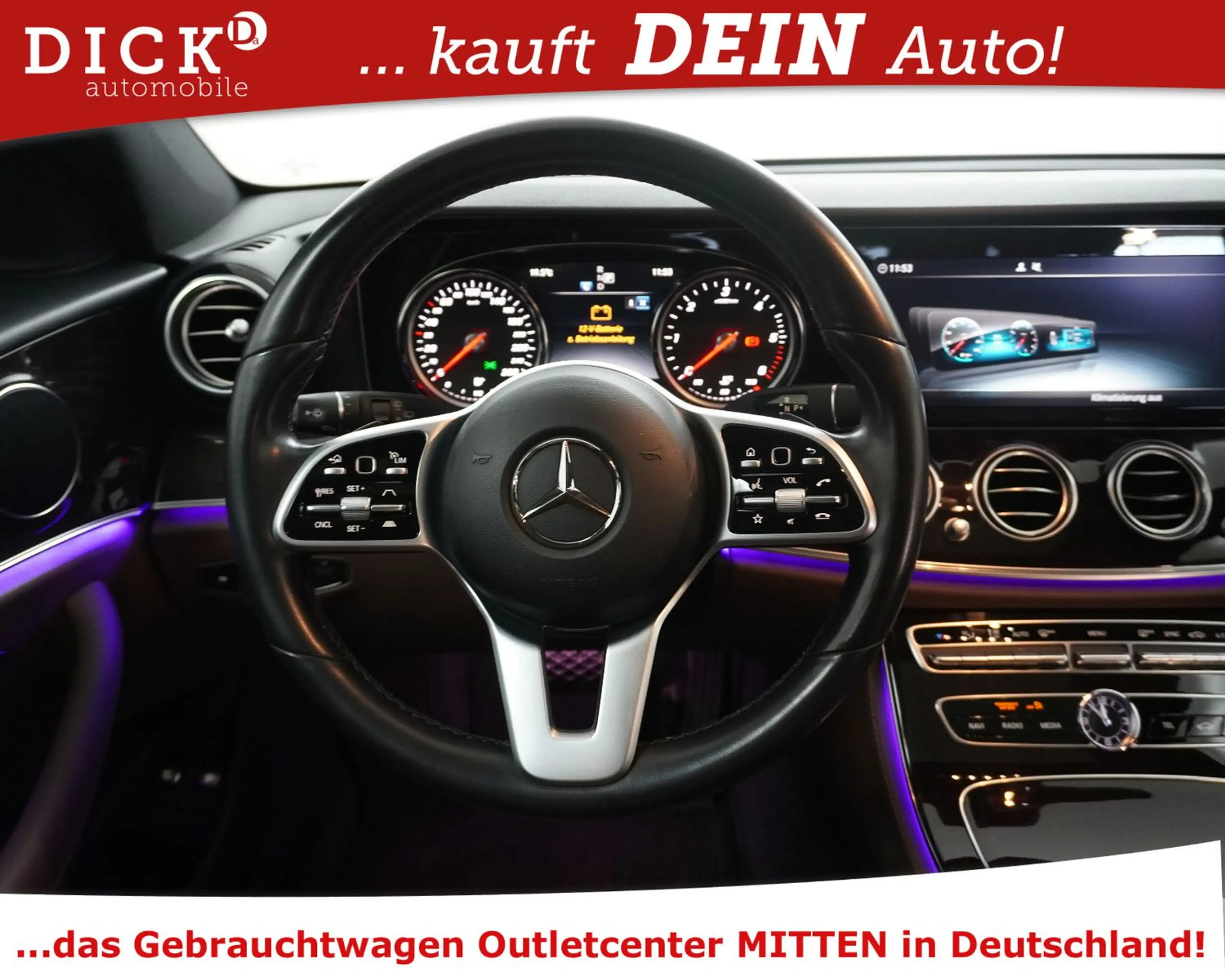 Mercedes-Benz E 400 E400d T 4M Avant AMG 20"+PANO+KAM+COMAN+ACC+LED+ — photo 15
