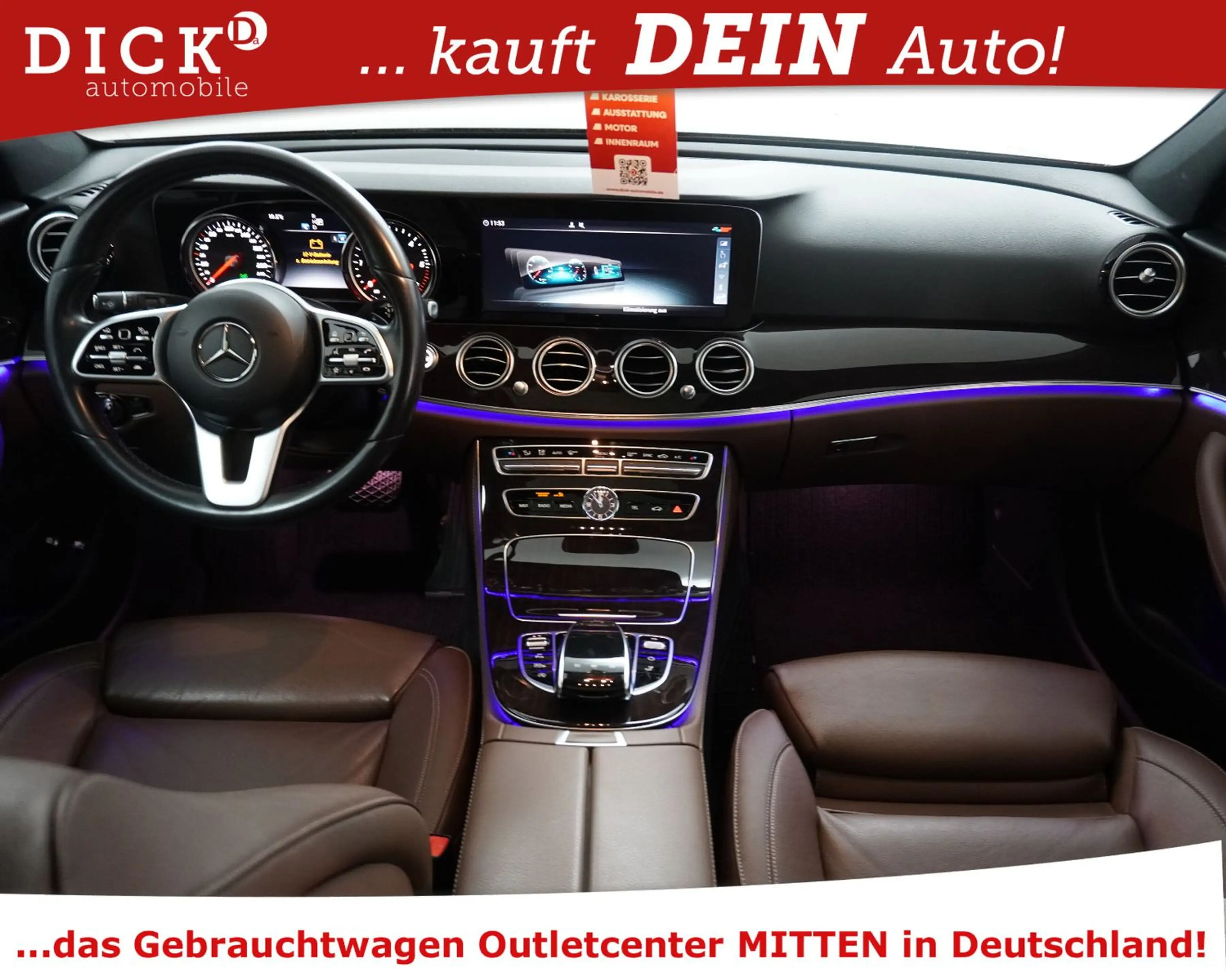Mercedes-Benz E 400 E400d T 4M Avant AMG 20"+PANO+KAM+COMAN+ACC+LED+ — photo 11