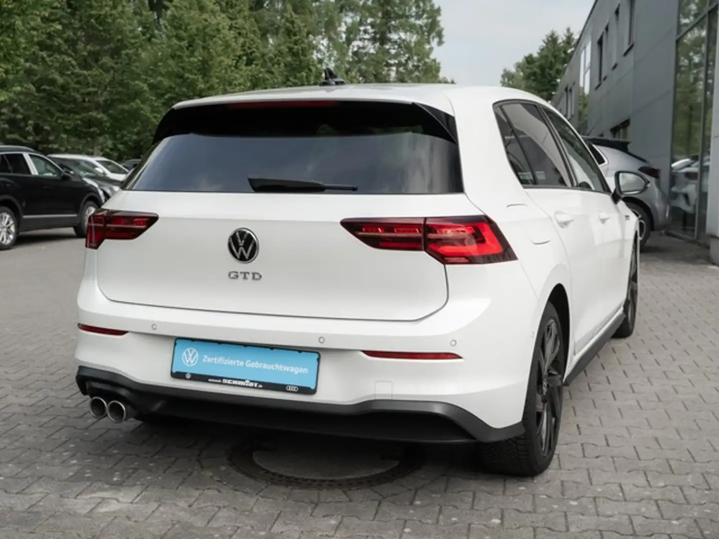 Volkswagen Golf VIII 2,0 TDI DSG GTD BLACK STYLE LED NAVI KEYLE... Wit - 2