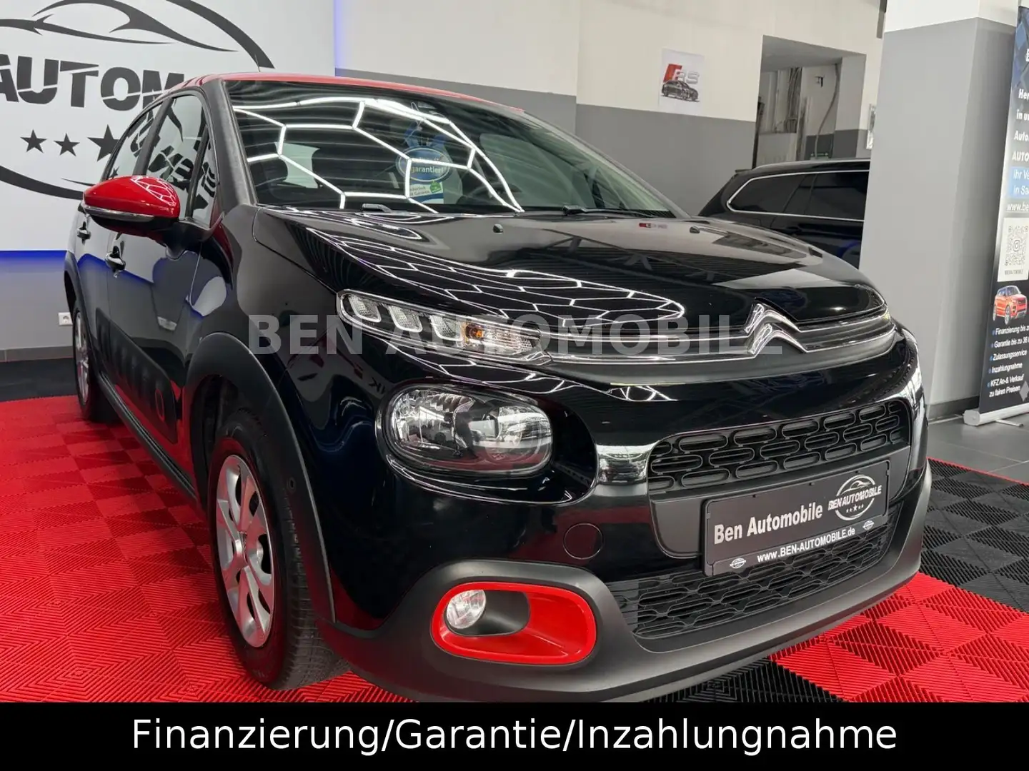 Citroen C3 Shine Airbump *NAVI*LED*KEYLESS*RFK* Schwarz - 1