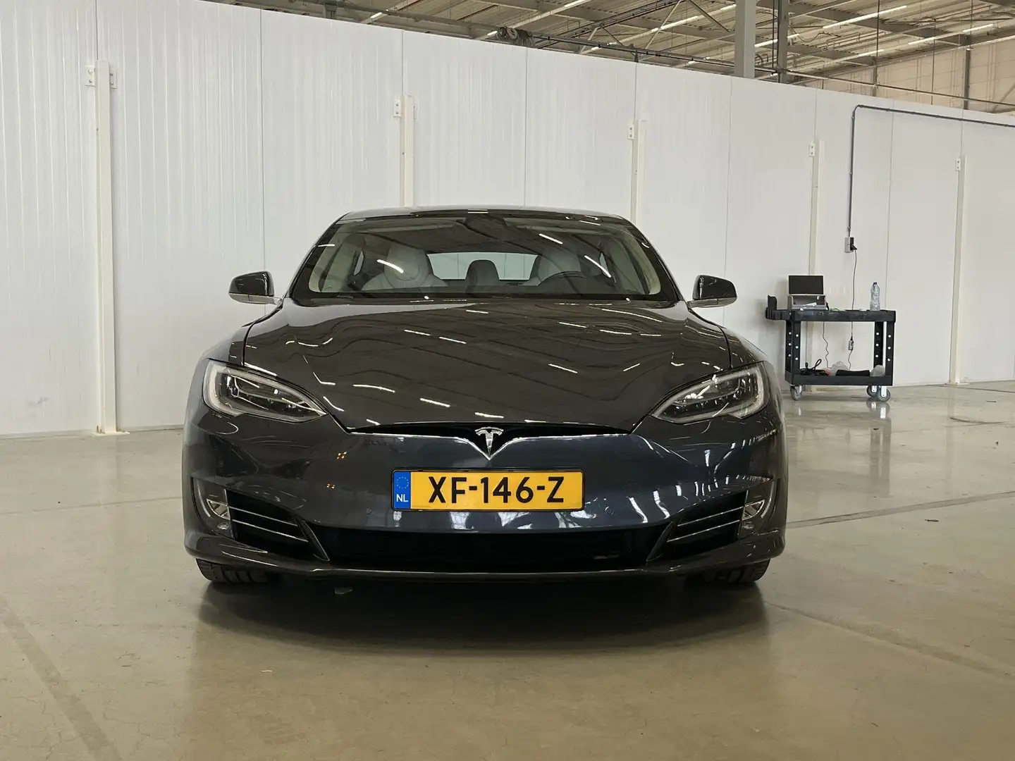 Tesla Model S 75D/Marge/Enhanced Autopilot/Beige leder Grijs - 2