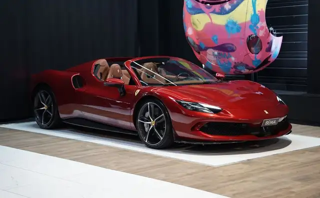 Ferrari 296 GTS 3.0 V6 HYBRIDE 830cv | Malus payé 1ère main Carbone Lift Écussons scuderia À partir de 2949-mois