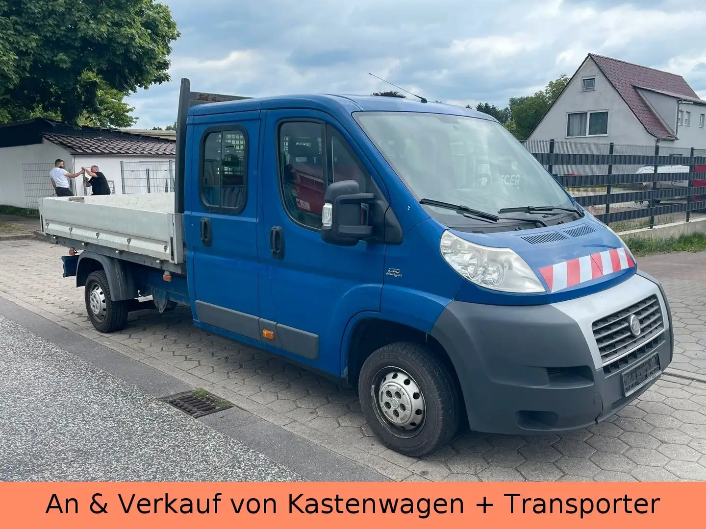 Fiat Ducato Pritsche Doppelk. 35 130  L4 - TÜV NEU Bleu - 2