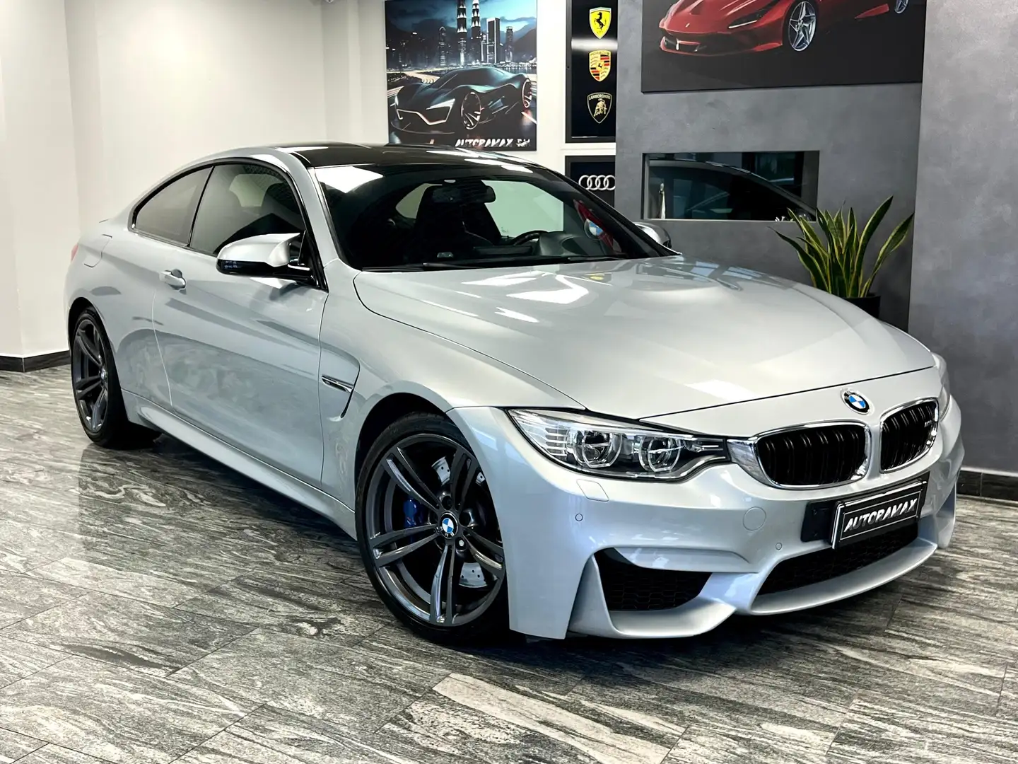 BMW M4 Coupe' 431 CV SCARICHI AKRAPOVIC CERCHI 19" PELLE Argent - 1