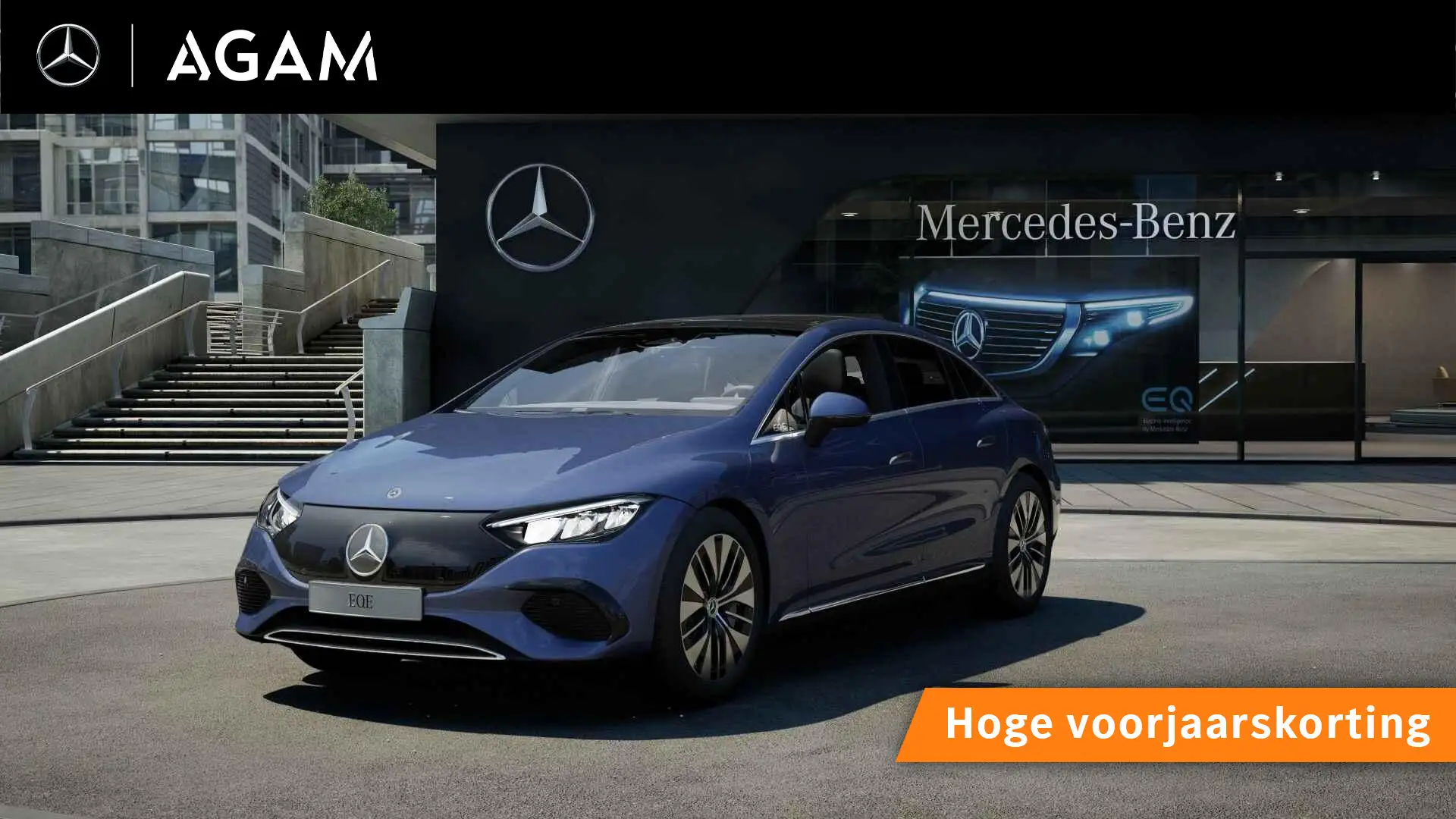 Mercedes-Benz EQE 300 Limousine Business Edition LIMITED Blauw - 1