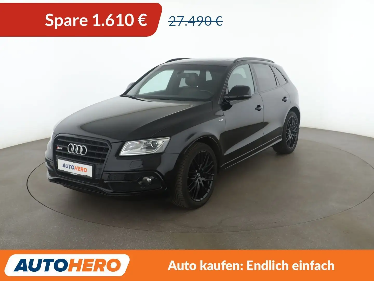 Audi SQ5 3.0 V6 TDI quattro Competition Aut.*NAVI* Schwarz - 1