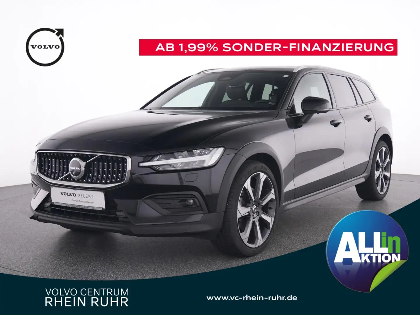 Volvo V60 CrossCountry B4 D AWD Plus AHK+FAP+LP+PANO Grau - 1