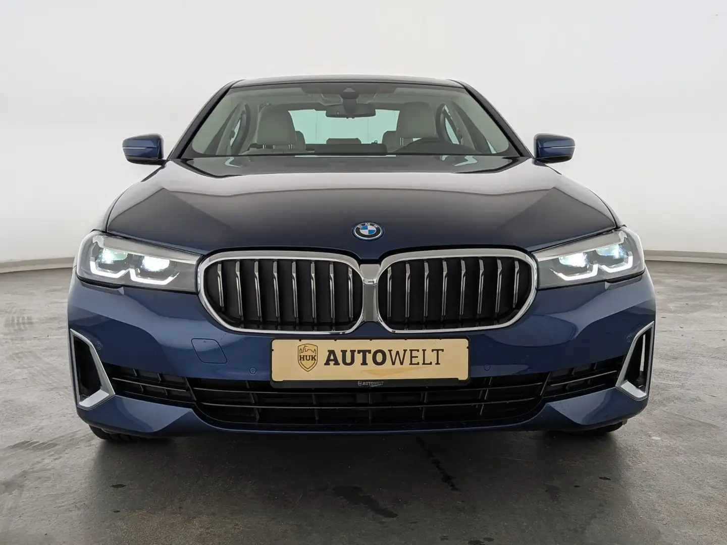 BMW 545 545 e xDrive Luxury Line LEDER+LED+NAVI+GSD+SHZ+ Albastru - 2