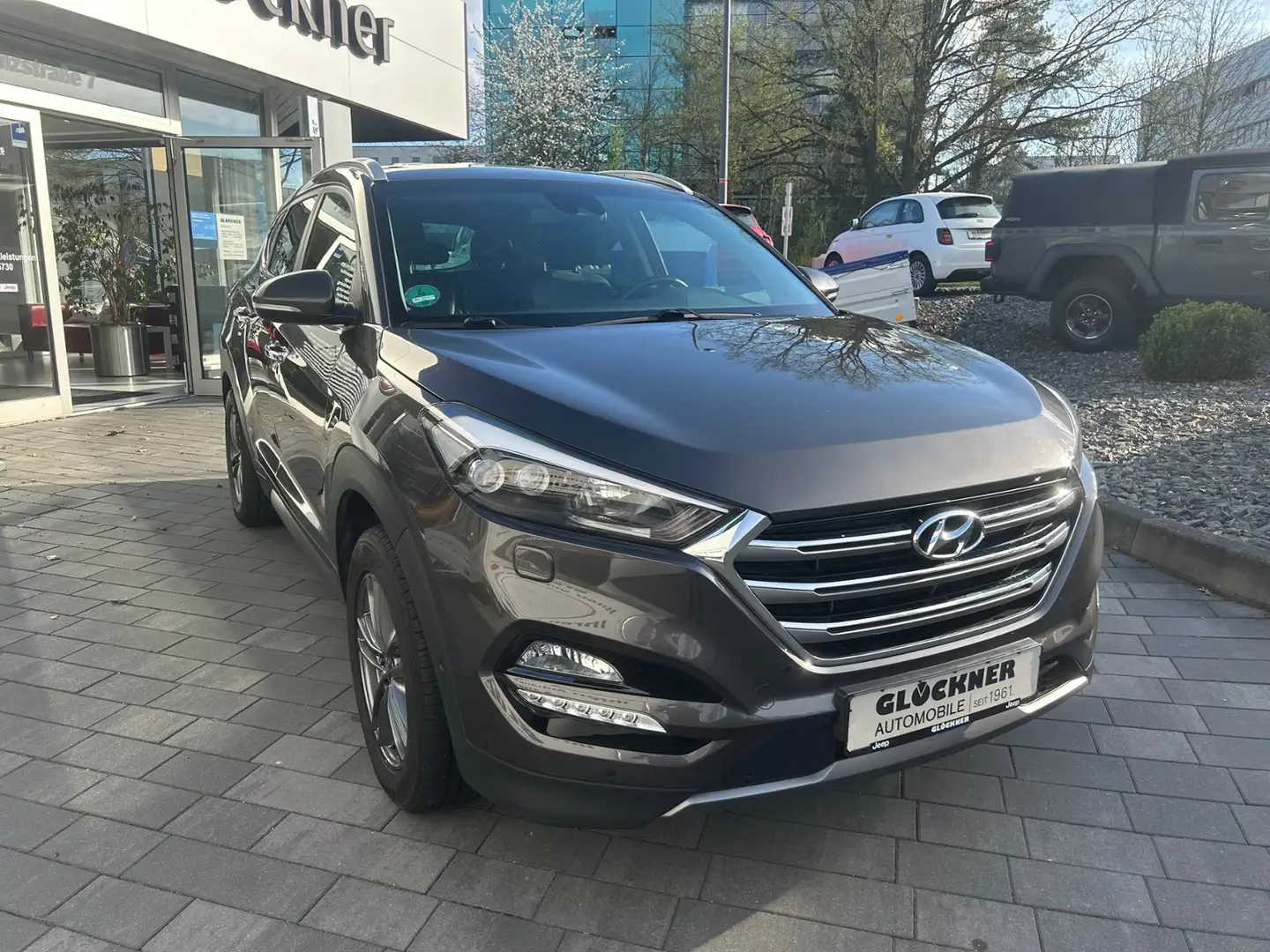 Hyundai TUCSON 2.0CRDi DPF Premium 4WD Grau - 2