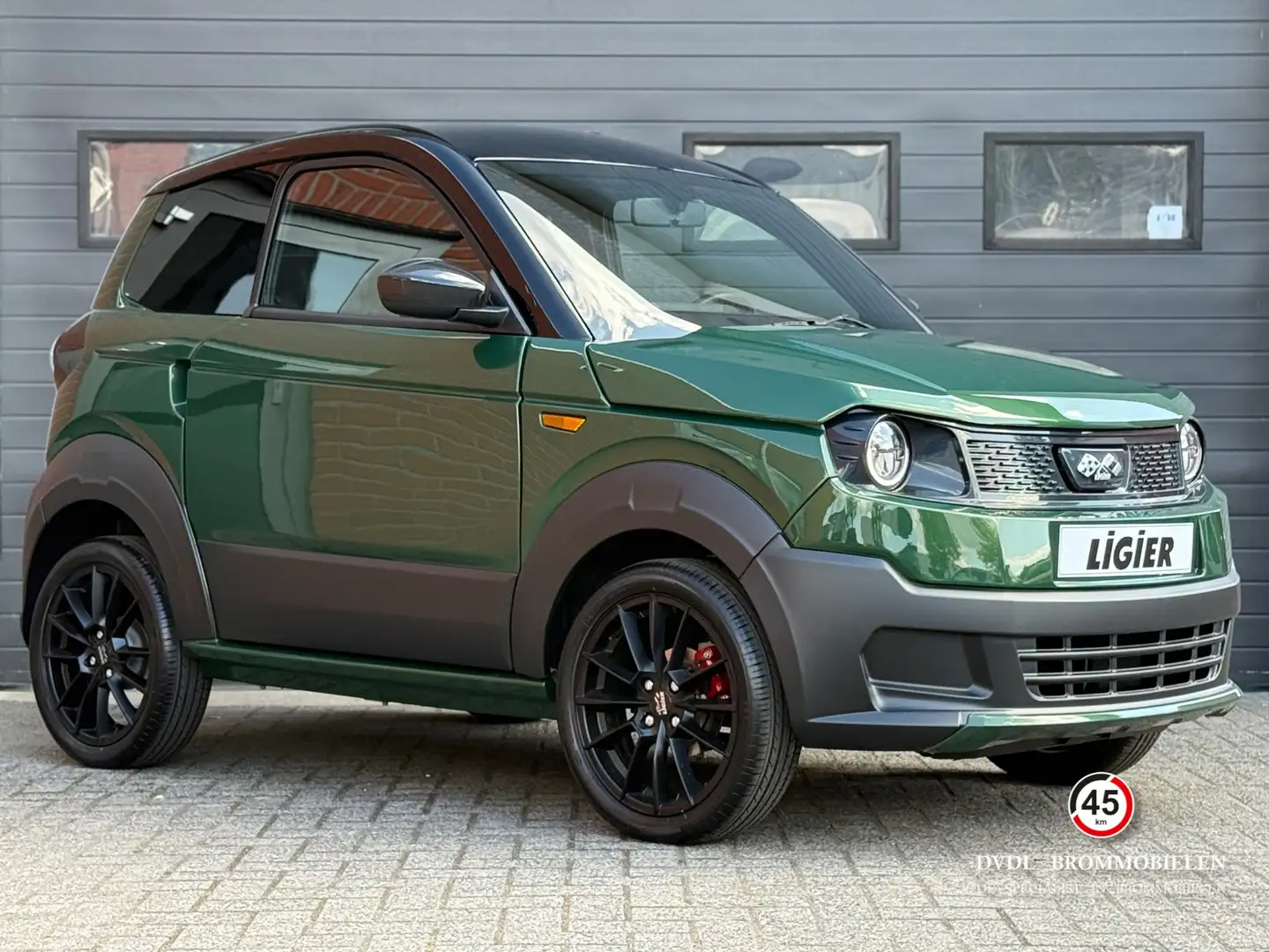 Ligier Myli R.EBEL 12kWh Brommobiel ELEKTRISCH NIEUW 2025 Groen - 2