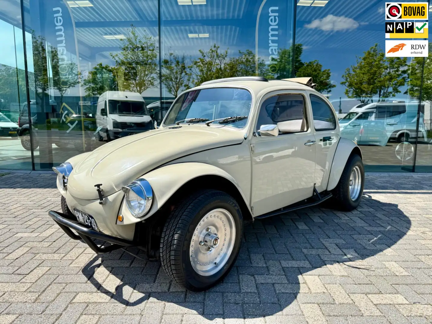 Volkswagen Kever BAJA BUG 1968 CABRIO DAK, CALIFORNIA, ELEK RAMEN, Bej - 1