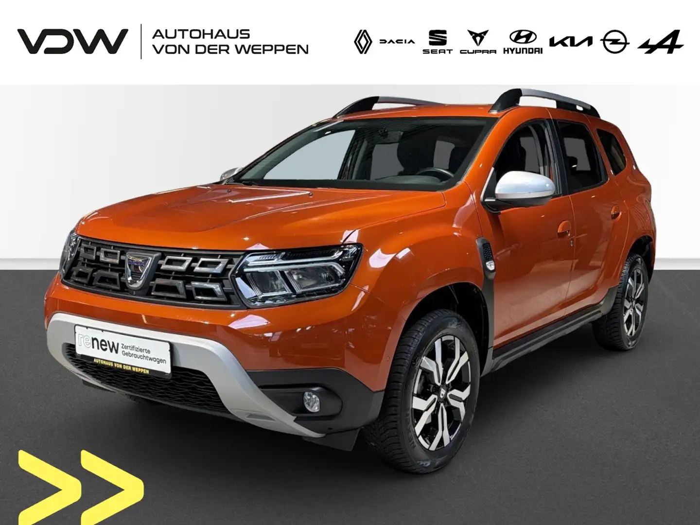 Dacia Duster II Prestige+ 1.5 Blue dCi Klima Navi Orange - 1
