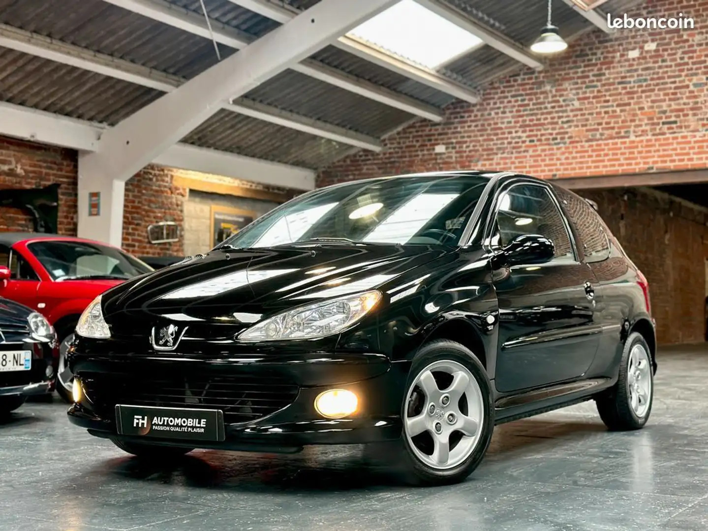 Peugeot 206 S16 Phase 1 2.0L 138 ch 63 850 km Historique d’ent Noir - 1