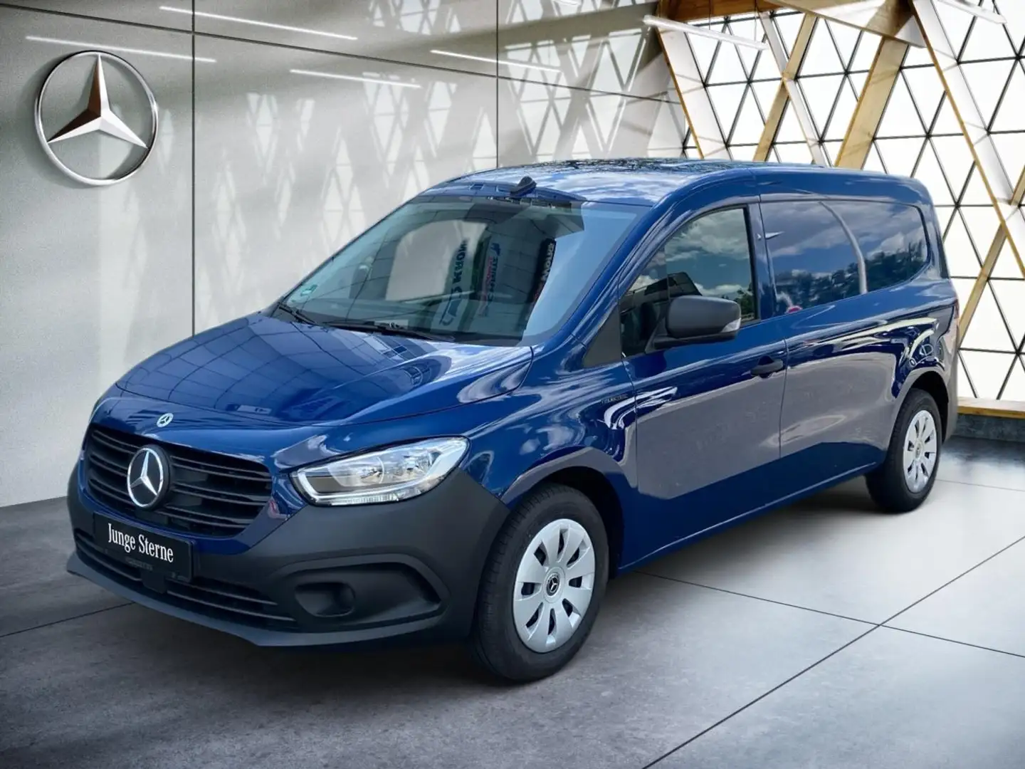 Mercedes-Benz Citan e Kasten BASE Lang +MBUX+AHK+KlimaA+2xKlima Blau - 2