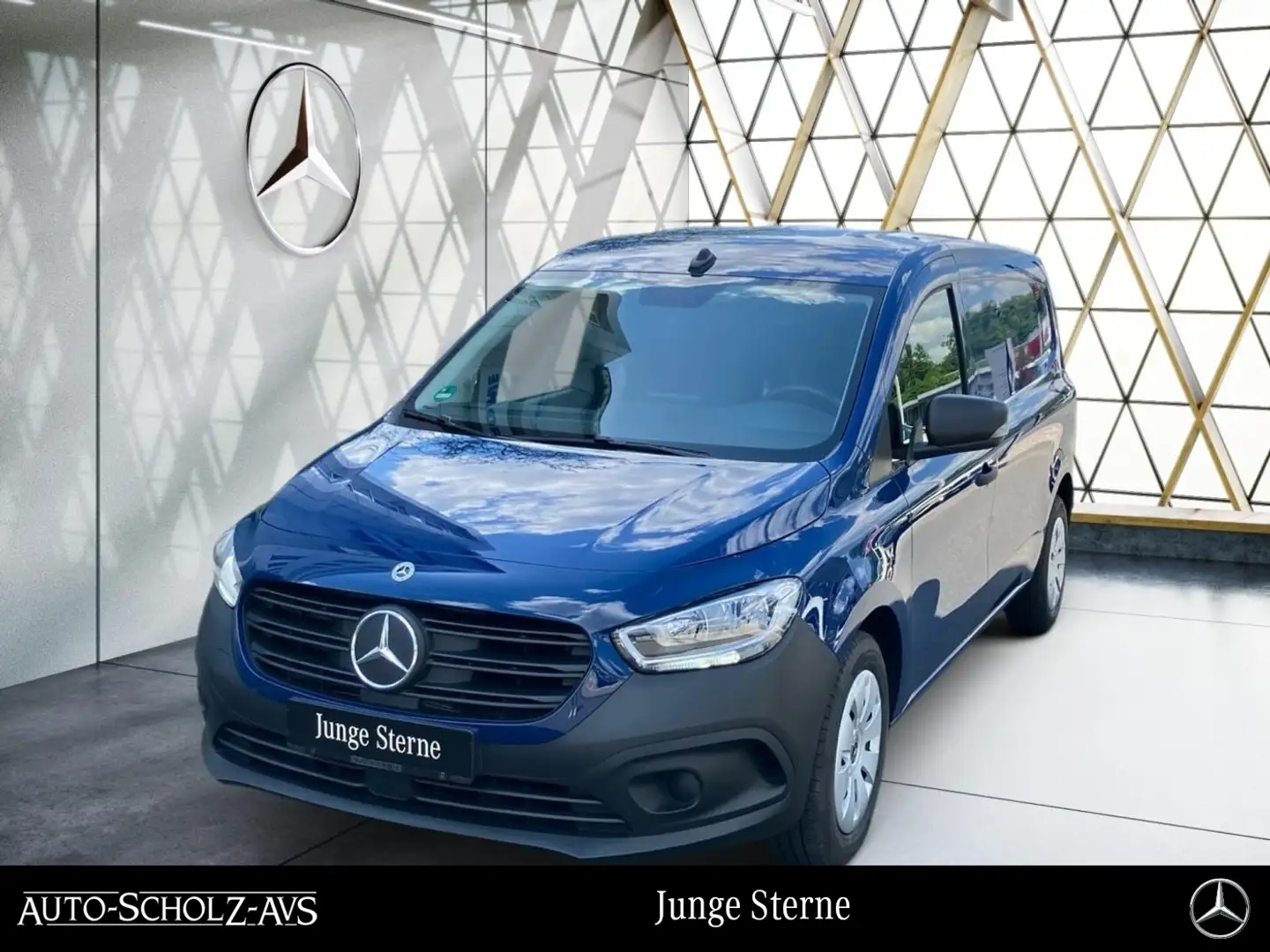 Mercedes-Benz Citan e Kasten BASE Lang +MBUX+AHK+KlimaA+2xKlima Blau - 1