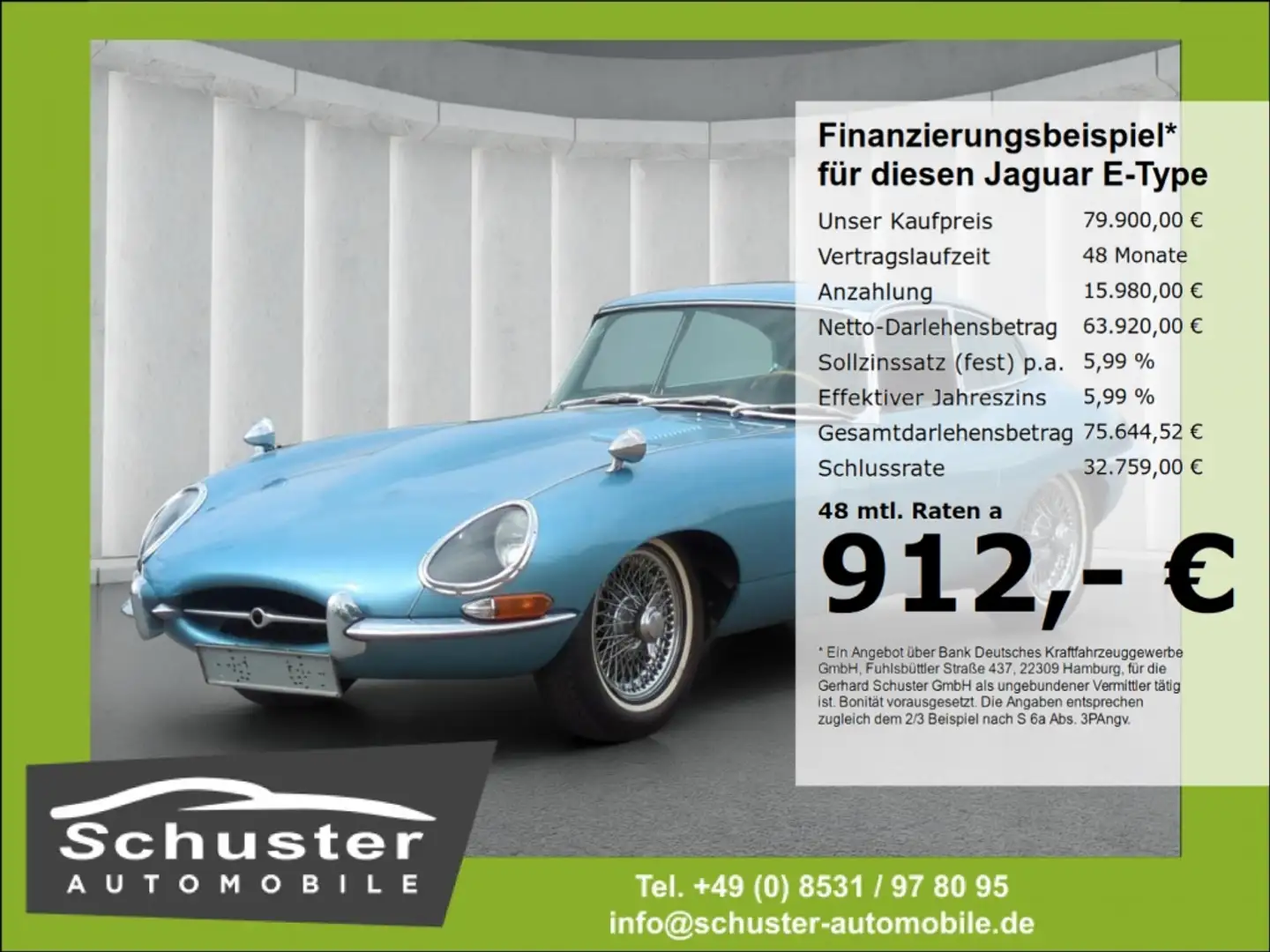 Jaguar Coupe 4.2 Serie 1*2-Sitzer ClassicData2 Albastru - 1