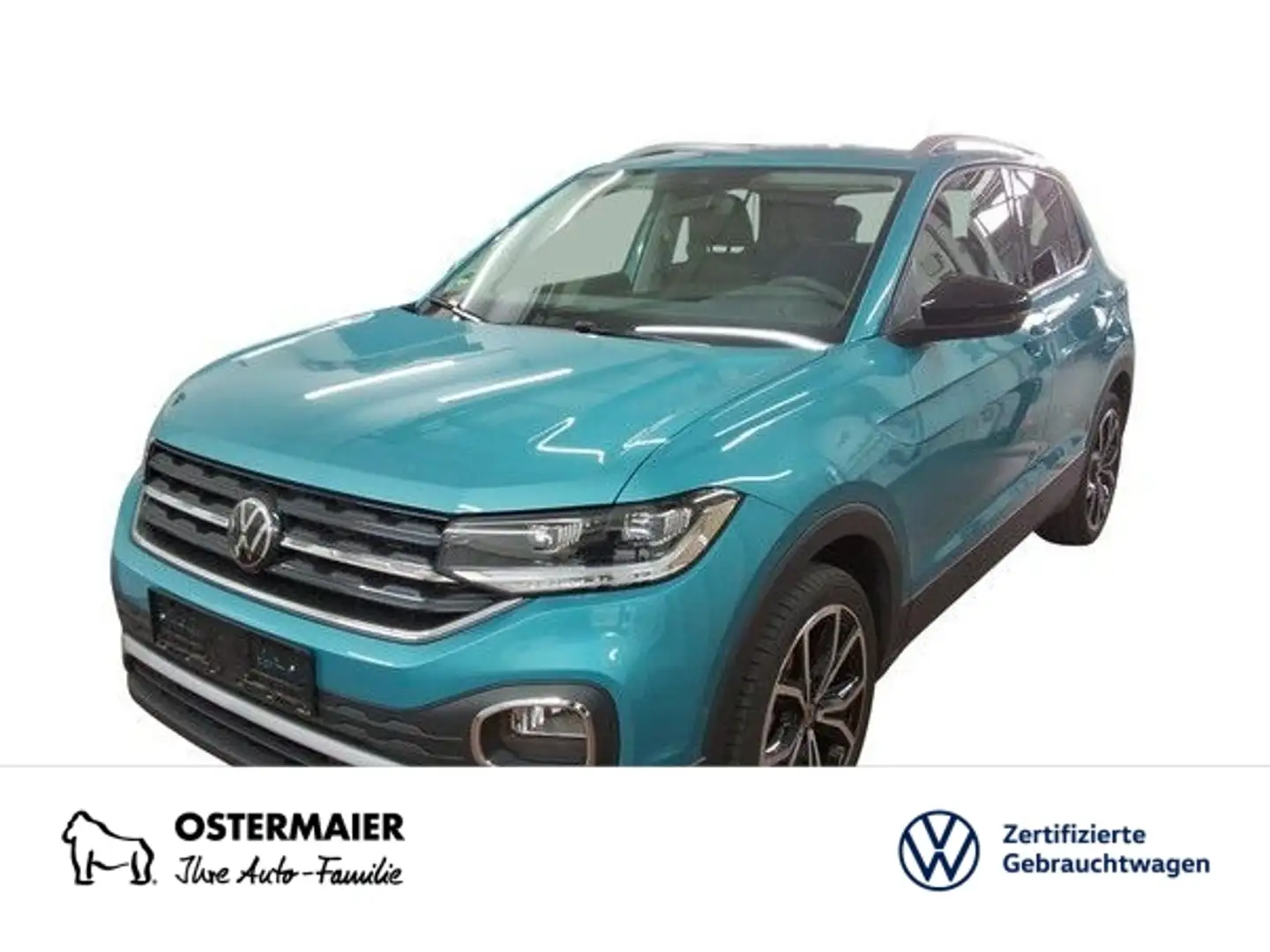 Volkswagen T-Cross STYLE 1.0TSI 110PS DSG ACC.5J-G.AHK.KAMERA.NAVI+VC Blau - 1