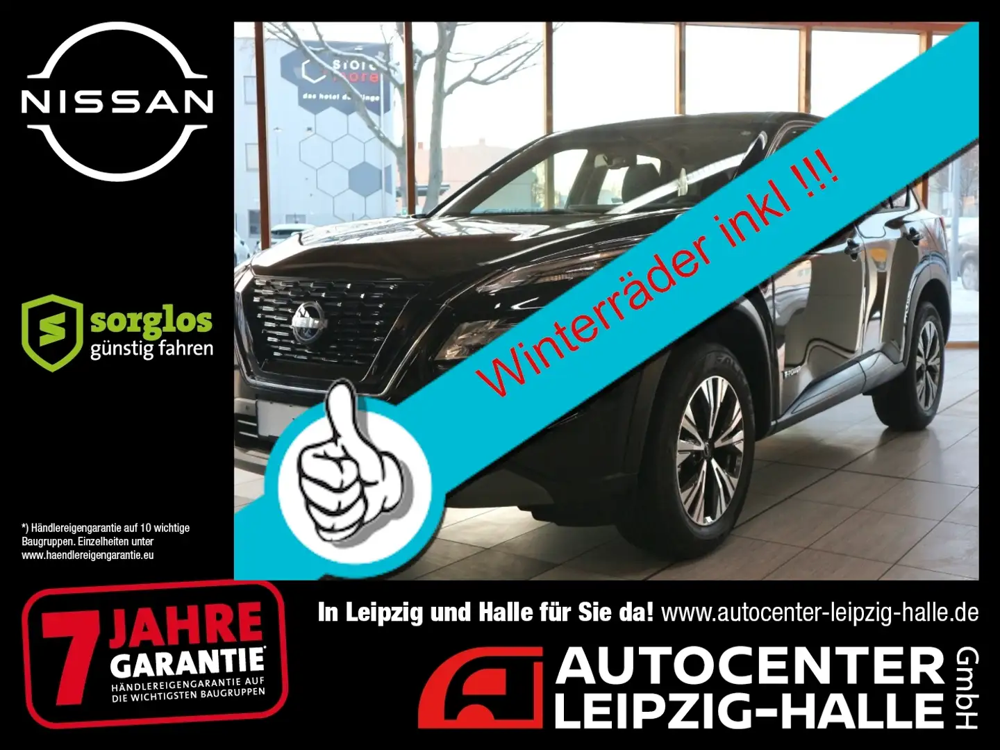 Nissan X-Trail N-CONNECTA 1.5 VC-T MHEV 4x2 WKR inkl. Zwart - 1